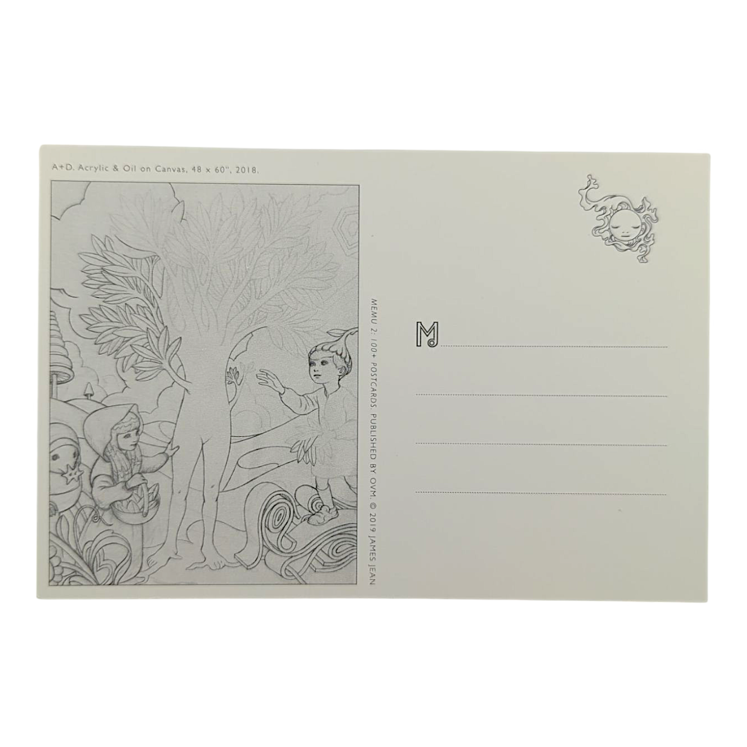 James Jean "A + D" Postcard - Arte House