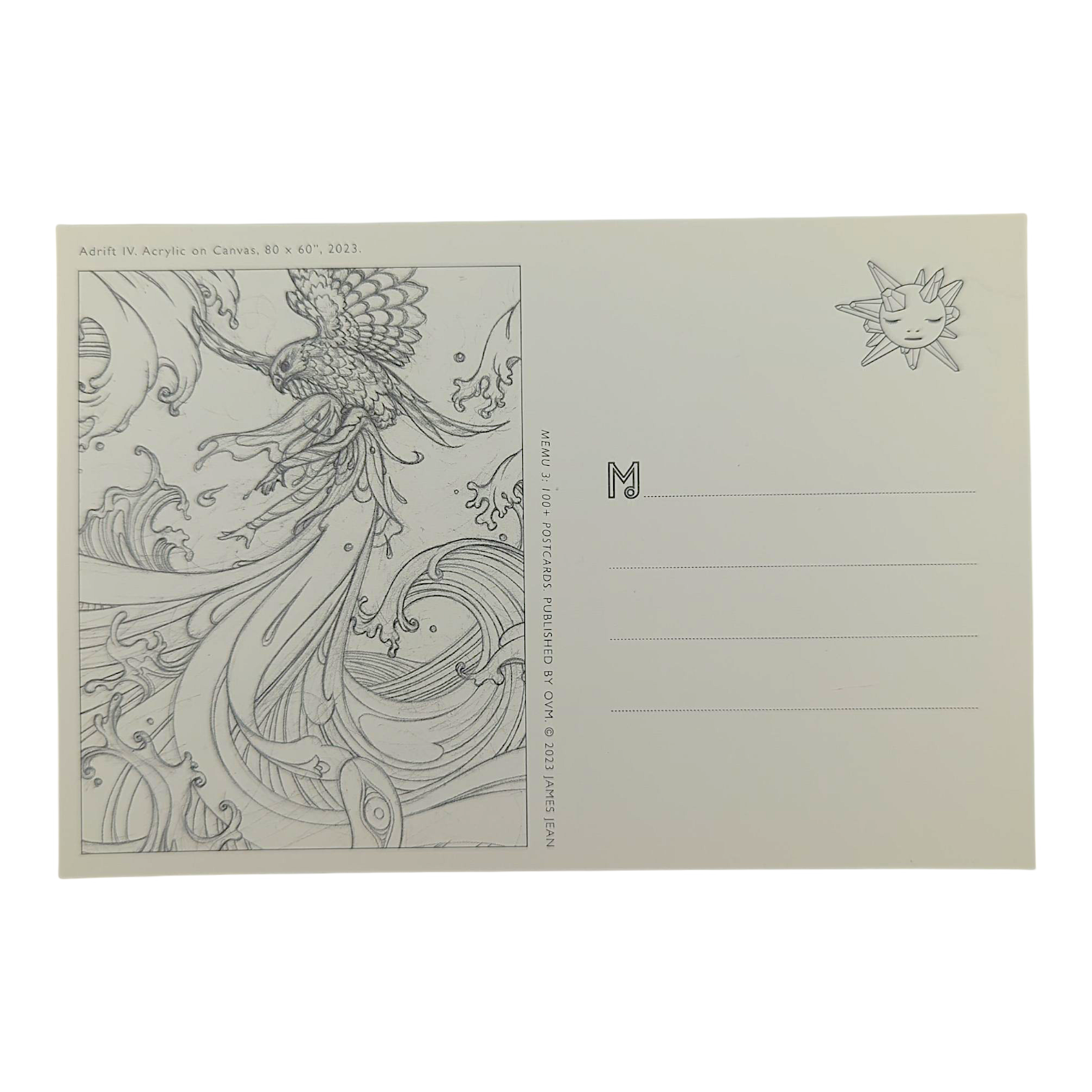 James Jean "Adrift IV" Postcard - Arte House