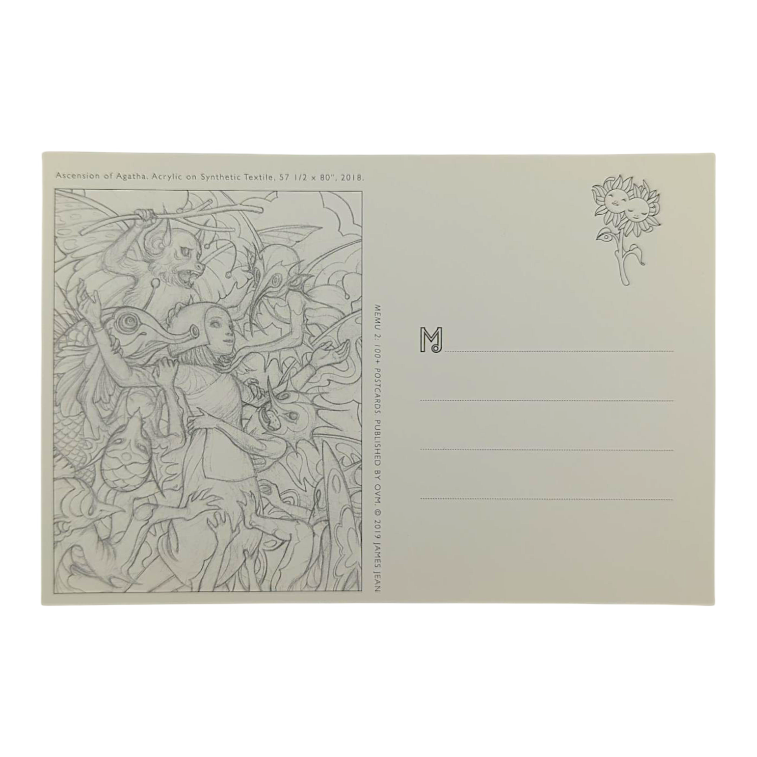 James Jean "Ascension of Agatha" Postcard - Arte House