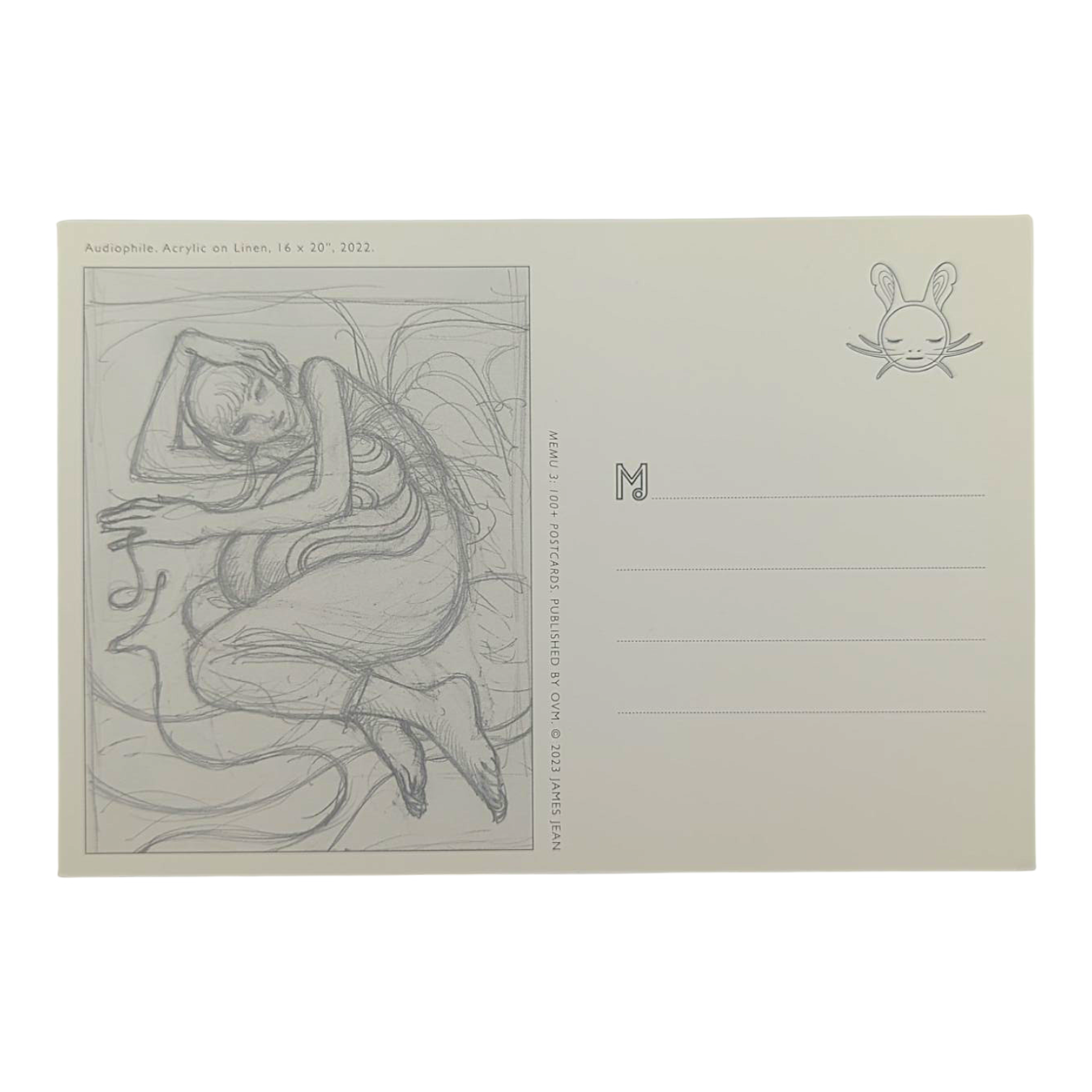 James Jean "Audiophile" Postcard - Arte House