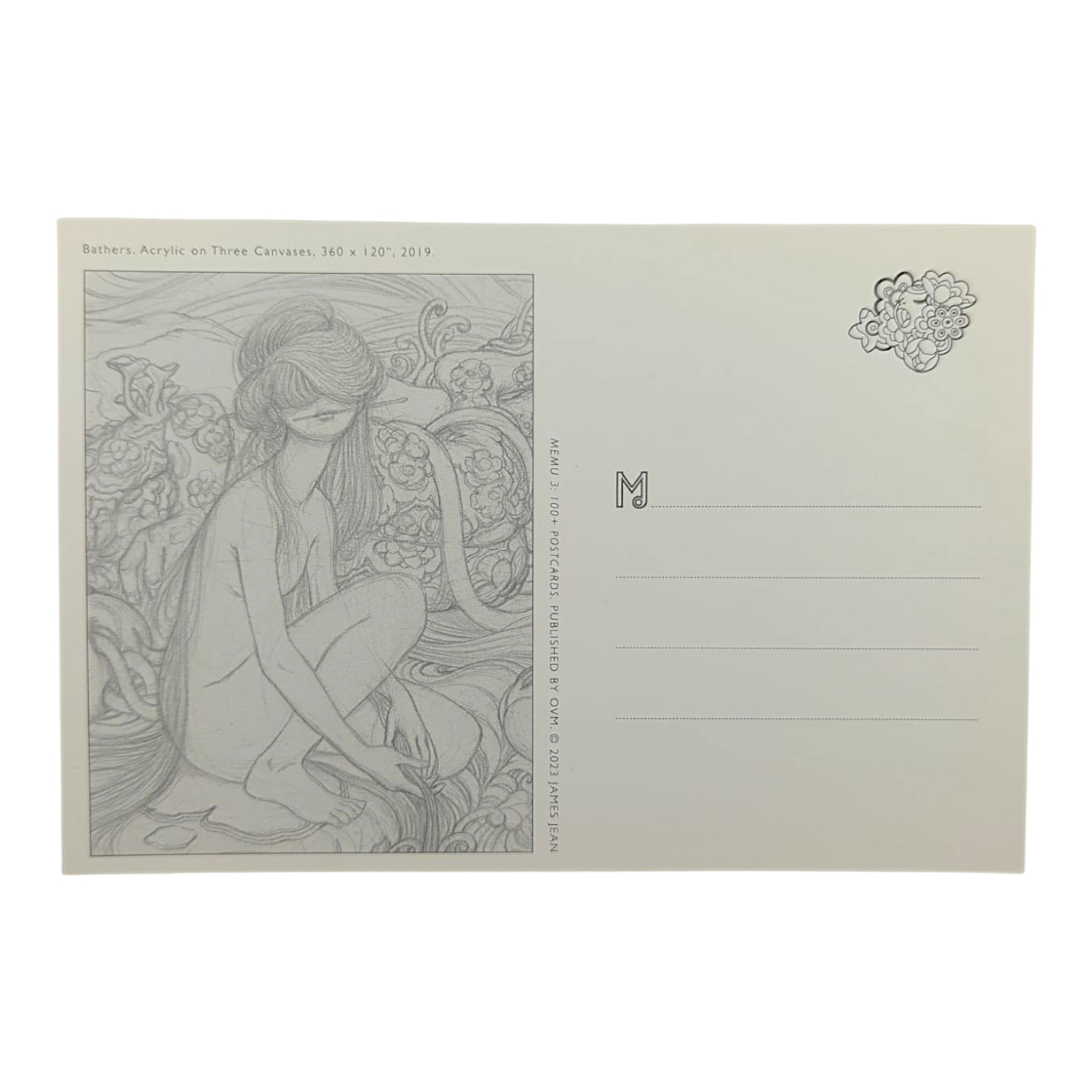 James Jean "Bathers" Postcard