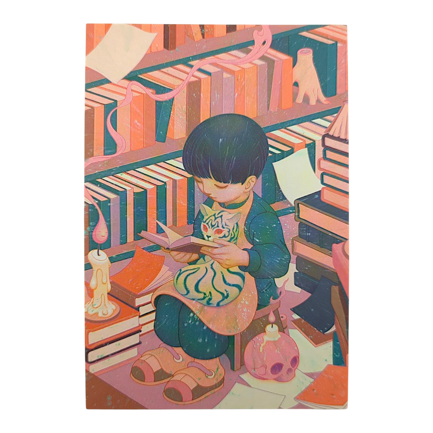 James Jean "Bibliophile" Postcard
