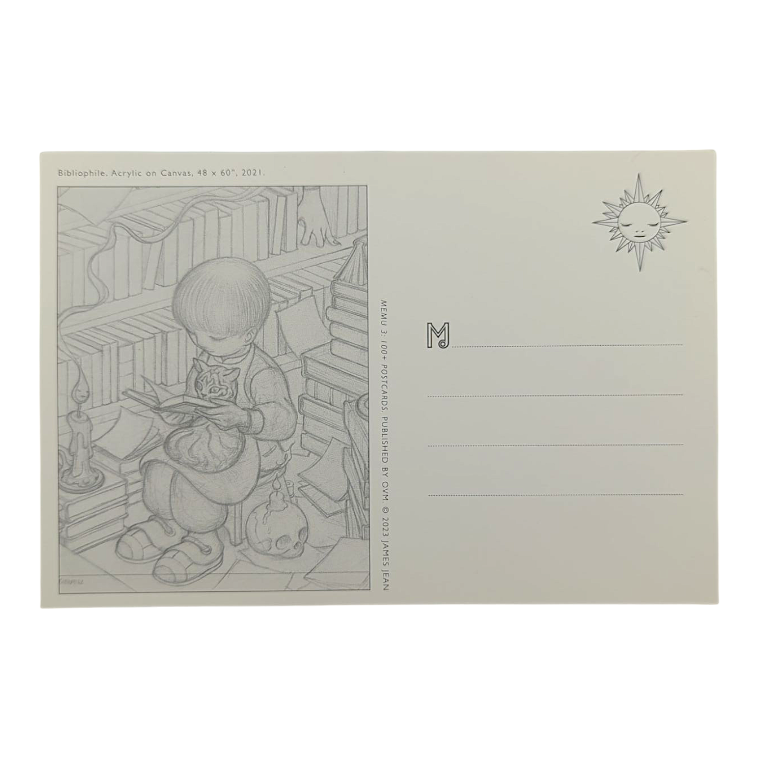 James Jean "Bibliophile" Postcard