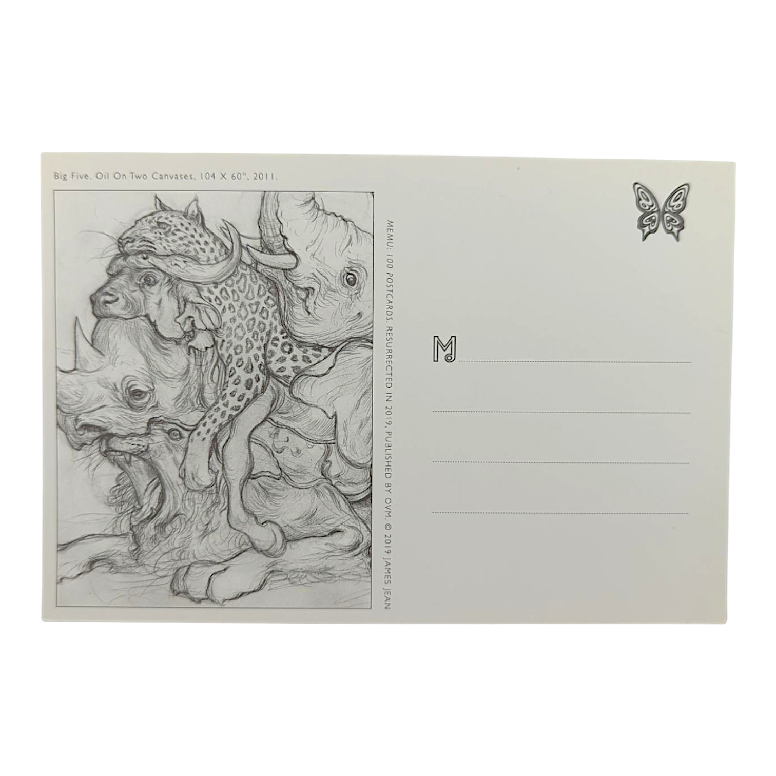 James Jean "Big Five" Postcard - Arte House