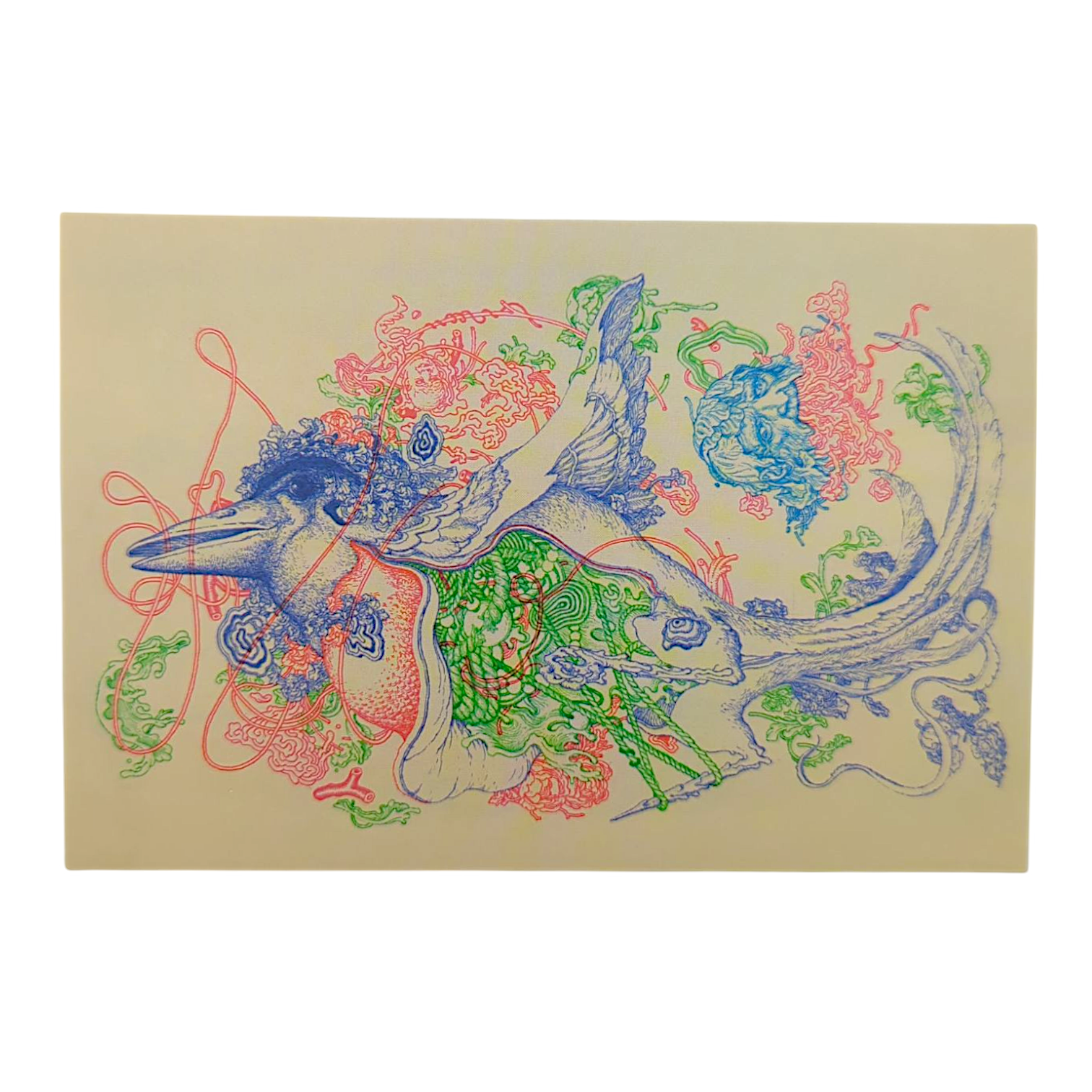 James Jean "Carrier" Postcard - Arte House