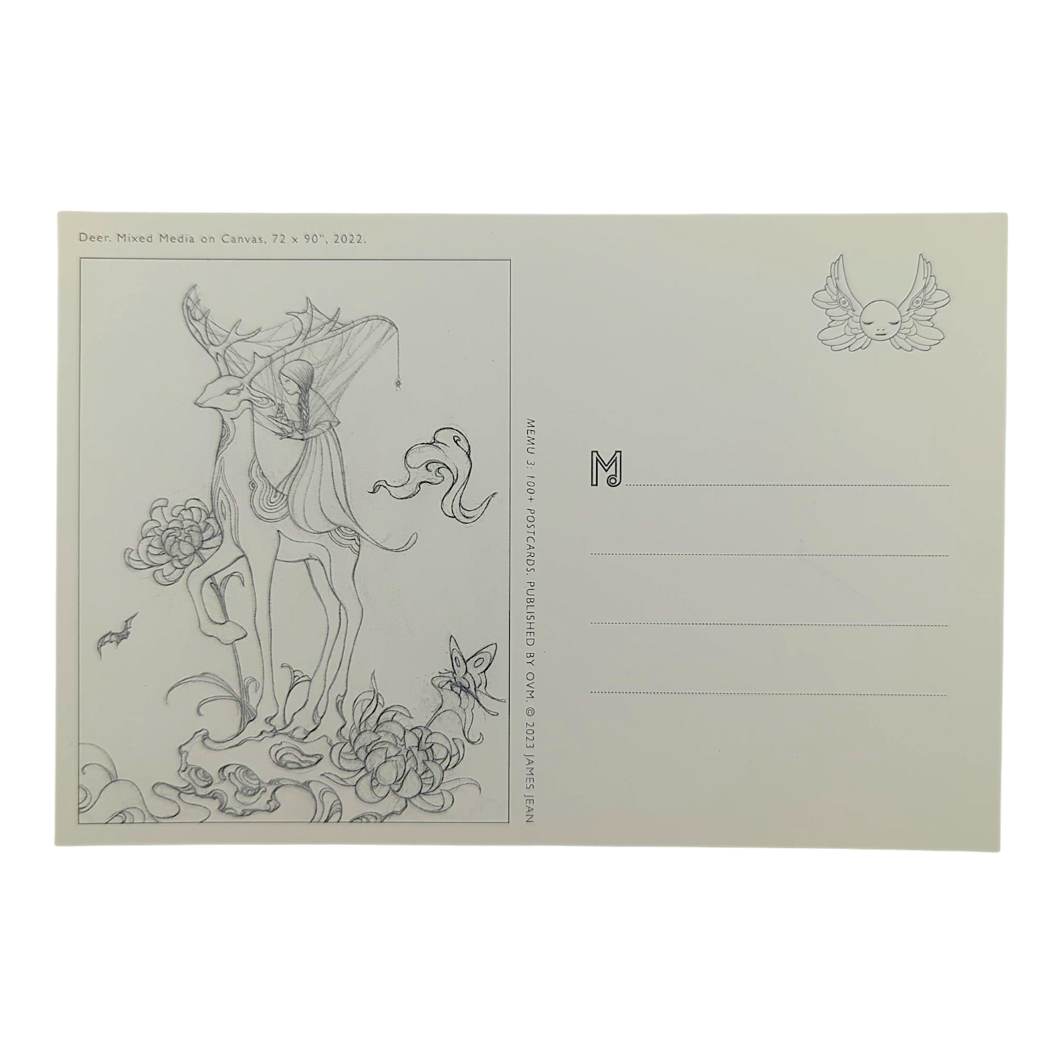 James Jean "Deer" Postcard