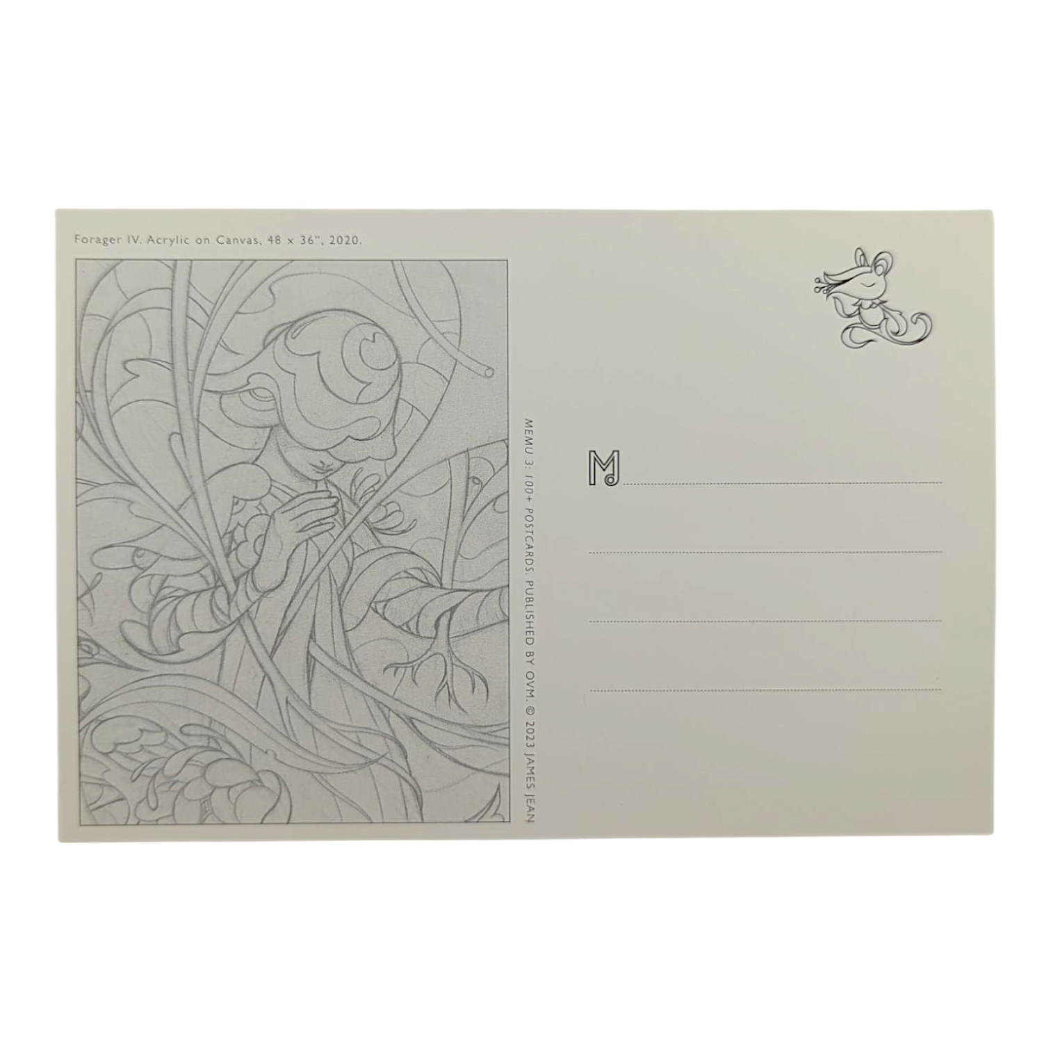 James Jean "Doubt" Postcard - Arte House