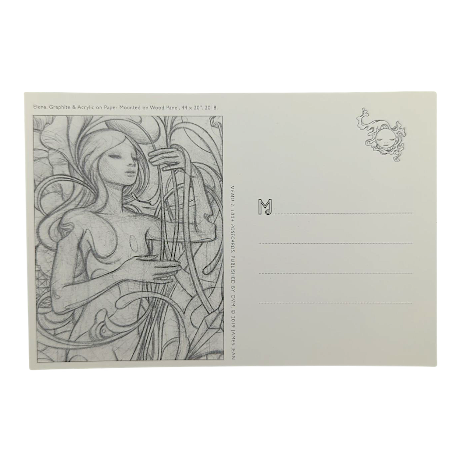 James Jean "Elena" Postcard