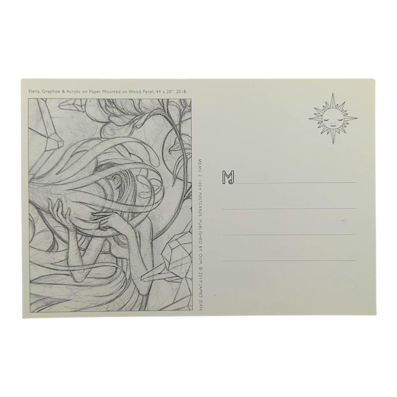 James Jean "Elena" Postcard - Arte House