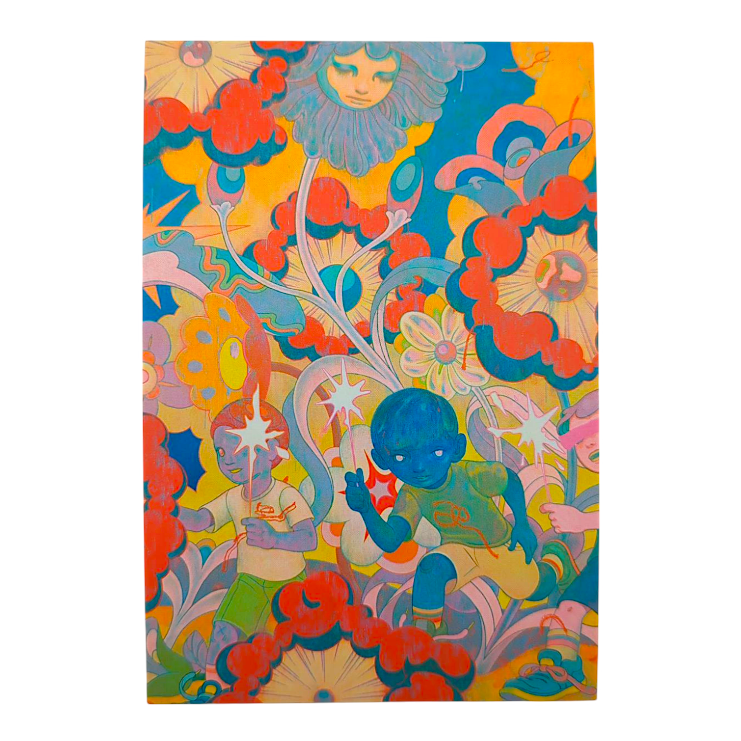 James Jean "Fireworks" Postcard