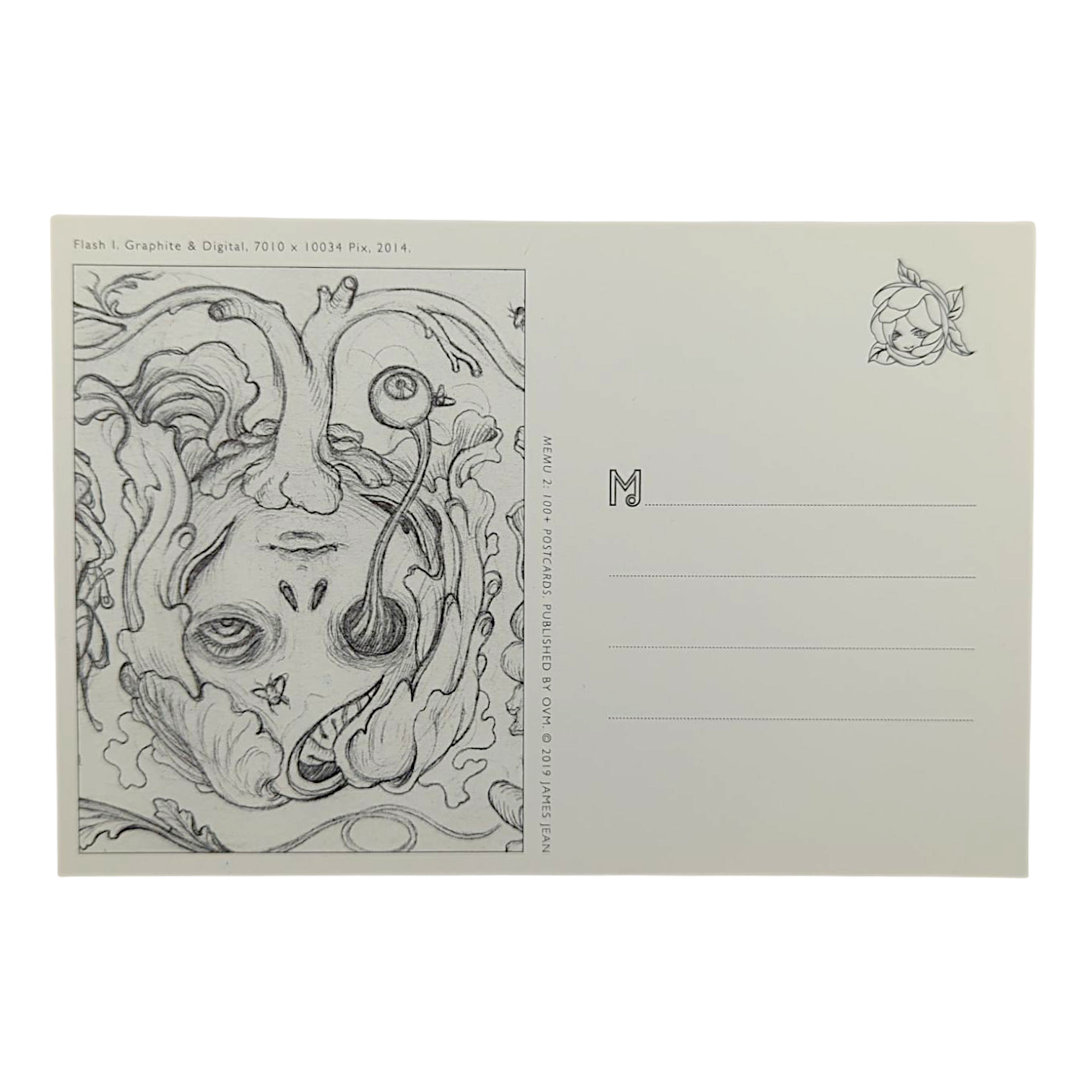 James Jean "Flash I" Postcard