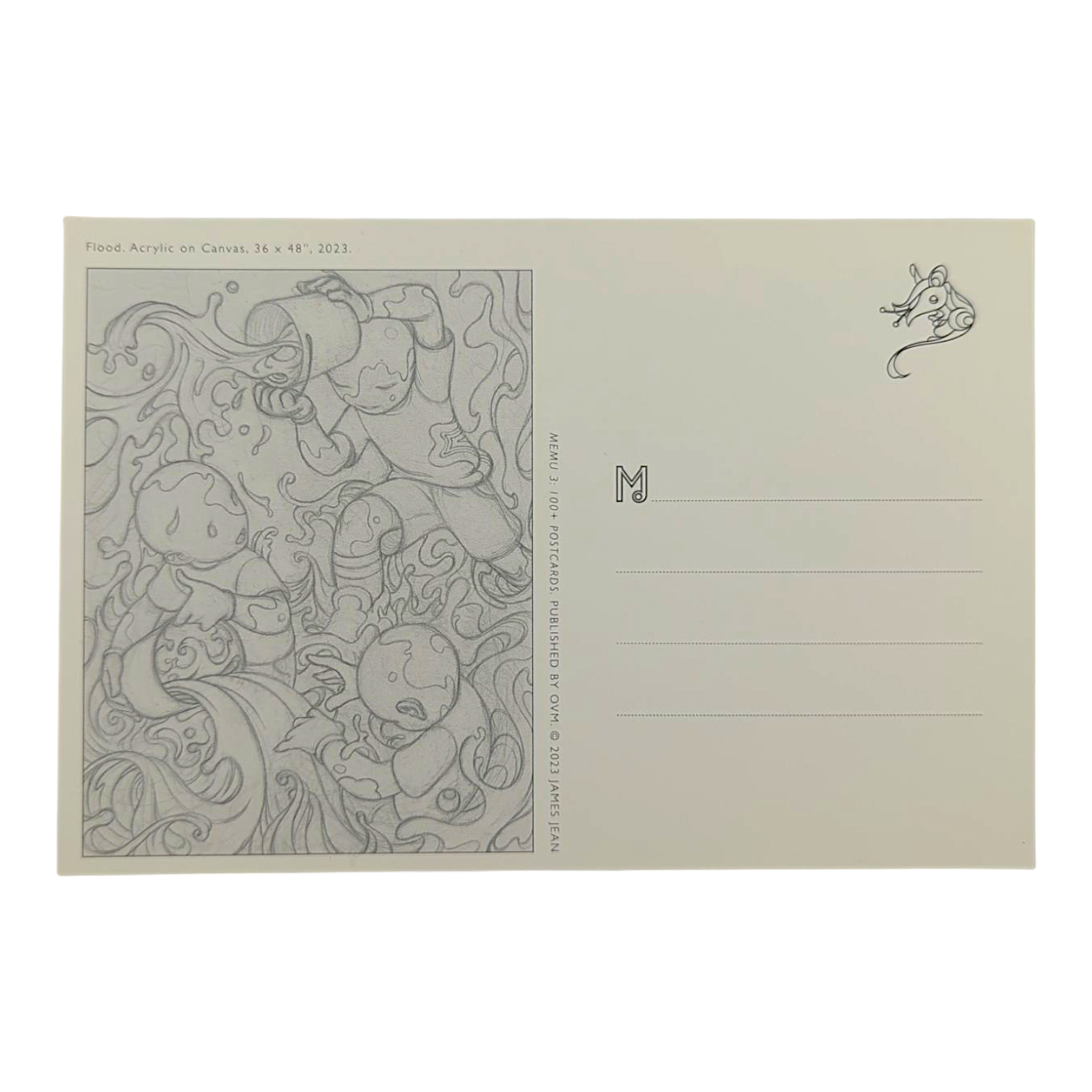 James Jean "Flood” Postcard - Arte House