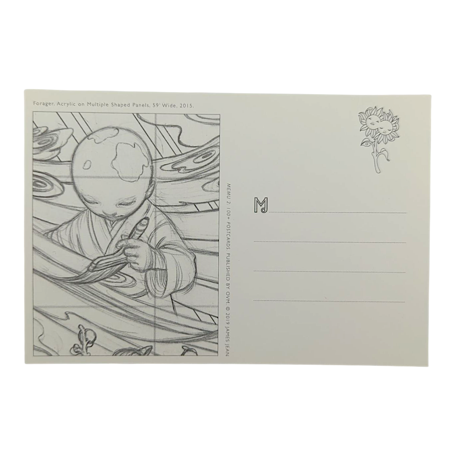 James Jean "Forager" Postcard