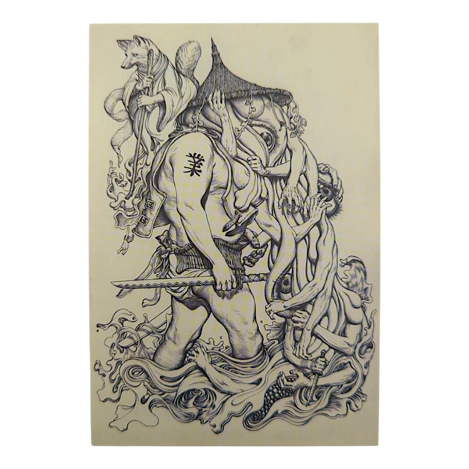James Jean "Ganesha" Postcard