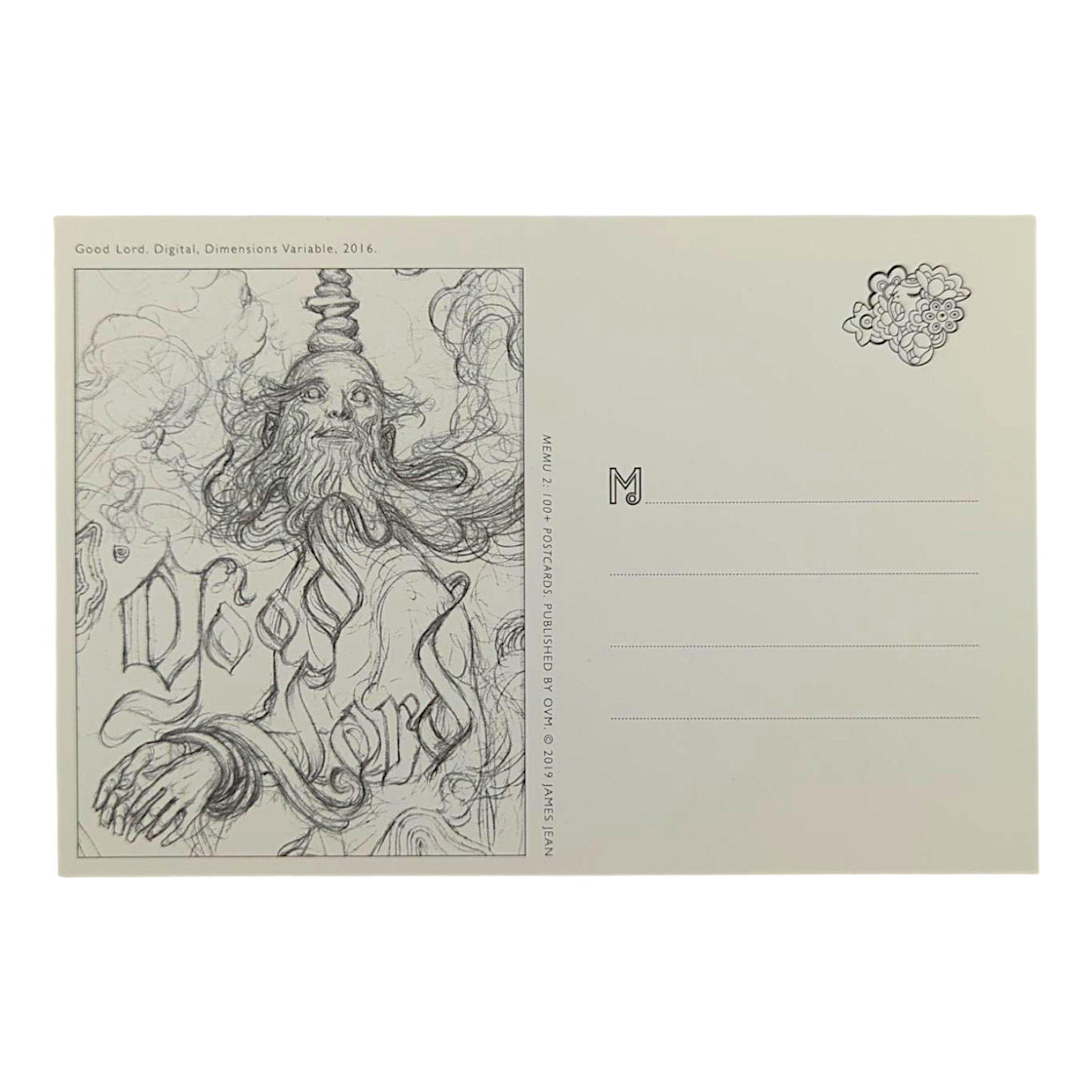James Jean "Good Lord" Postcard - Arte House