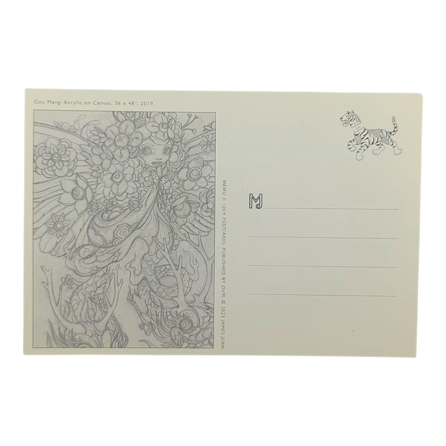 James Jean "Gou Mang" Postcard