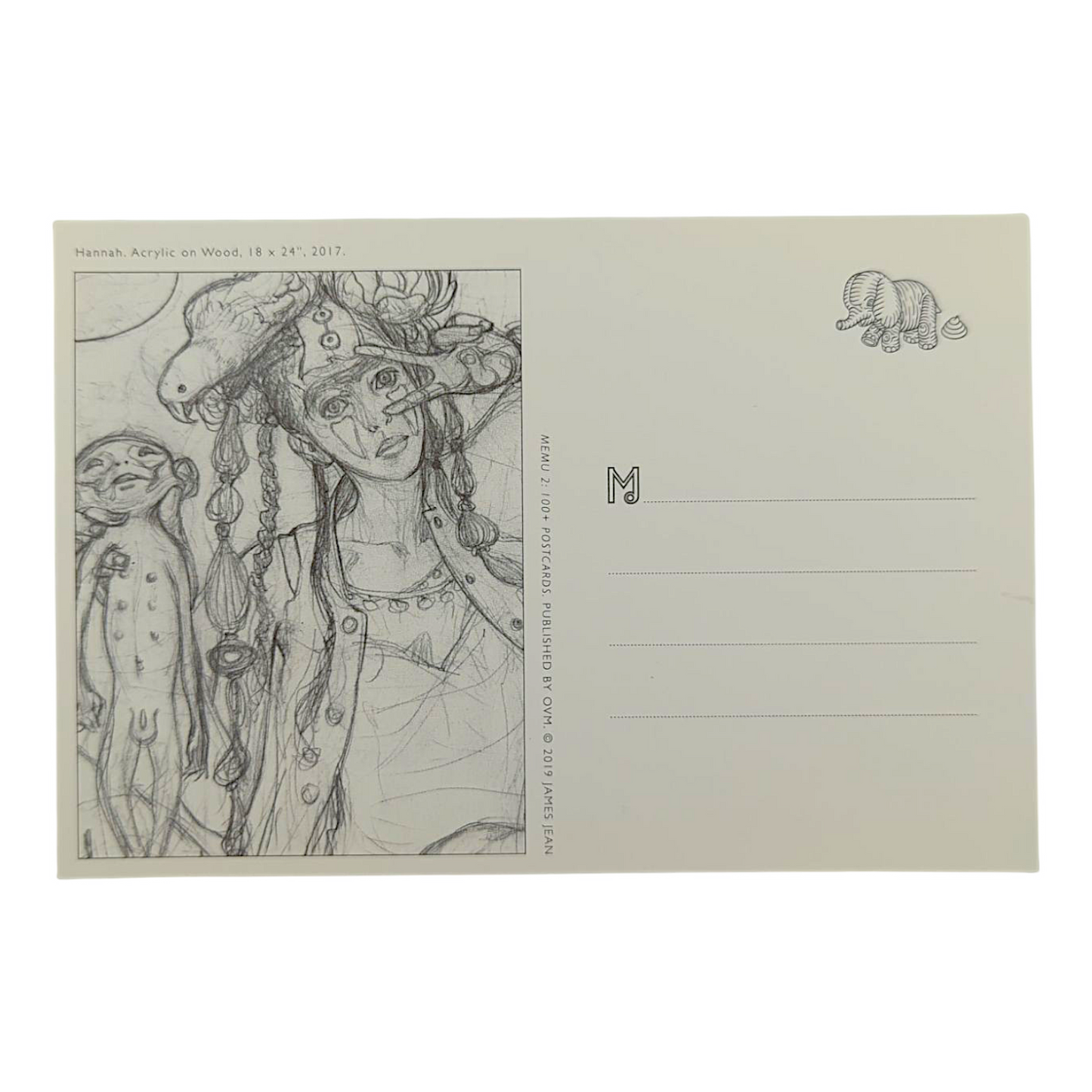 James Jean "Hannah" Postcard - Arte House