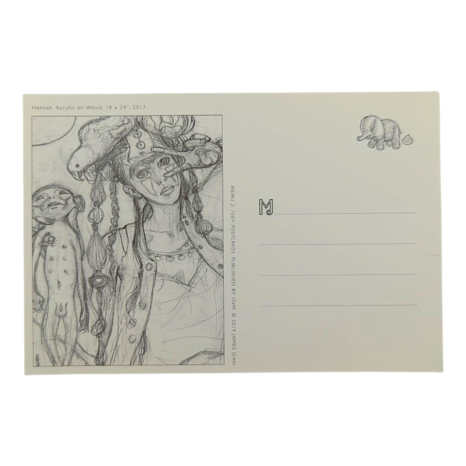 James Jean "Hannah" Postcard - Arte House