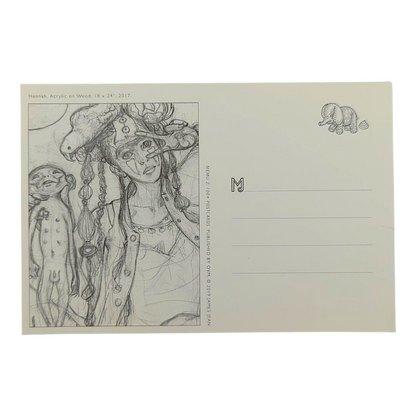 James Jean "Hannah" Postcard - Arte House