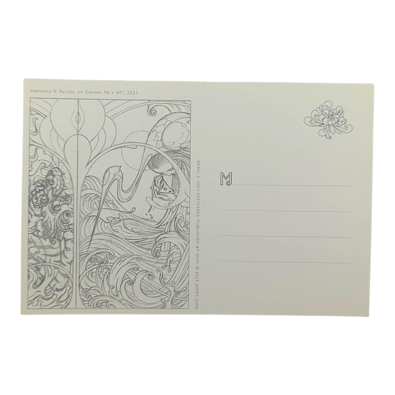 James Jean “Harmony II" Postcard
