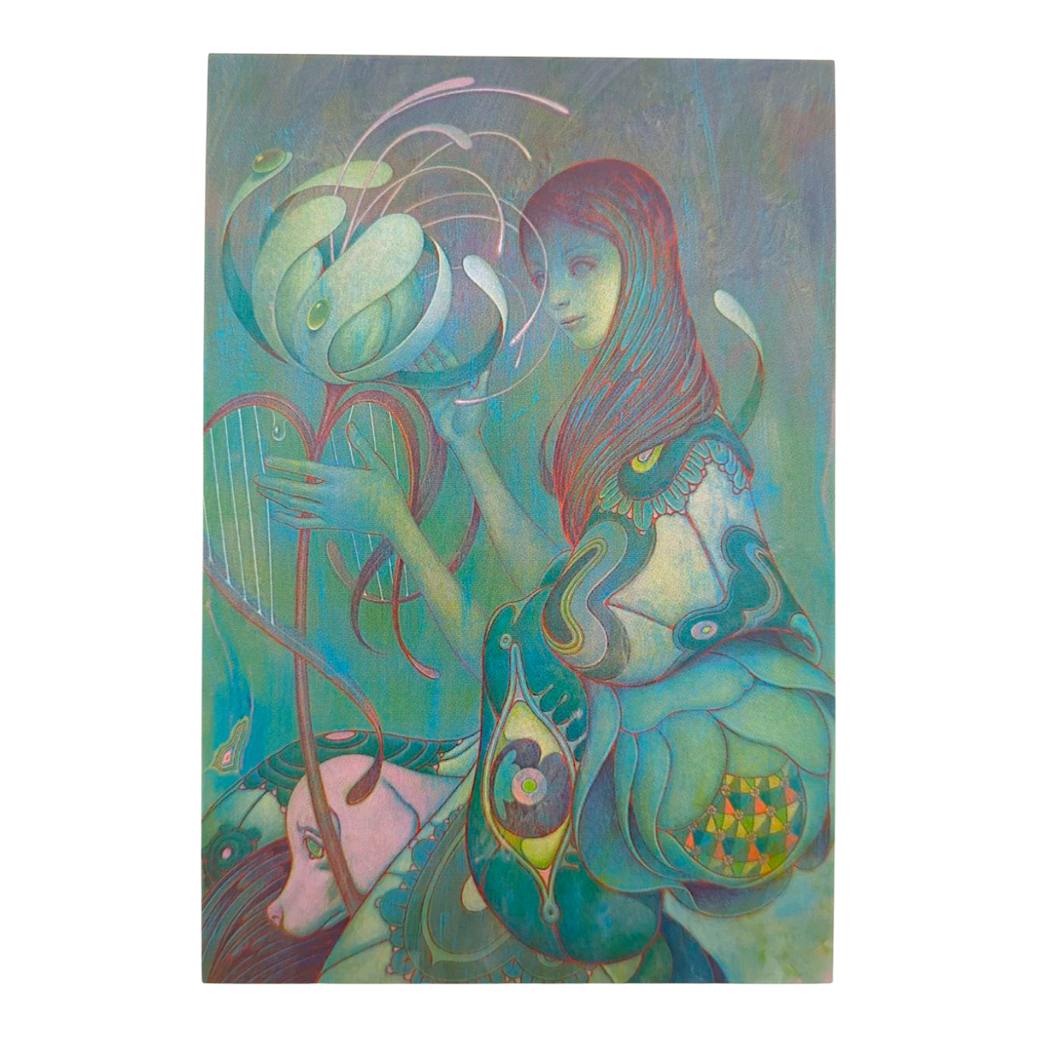 James Jean "Harp" Postcard - Arte House
