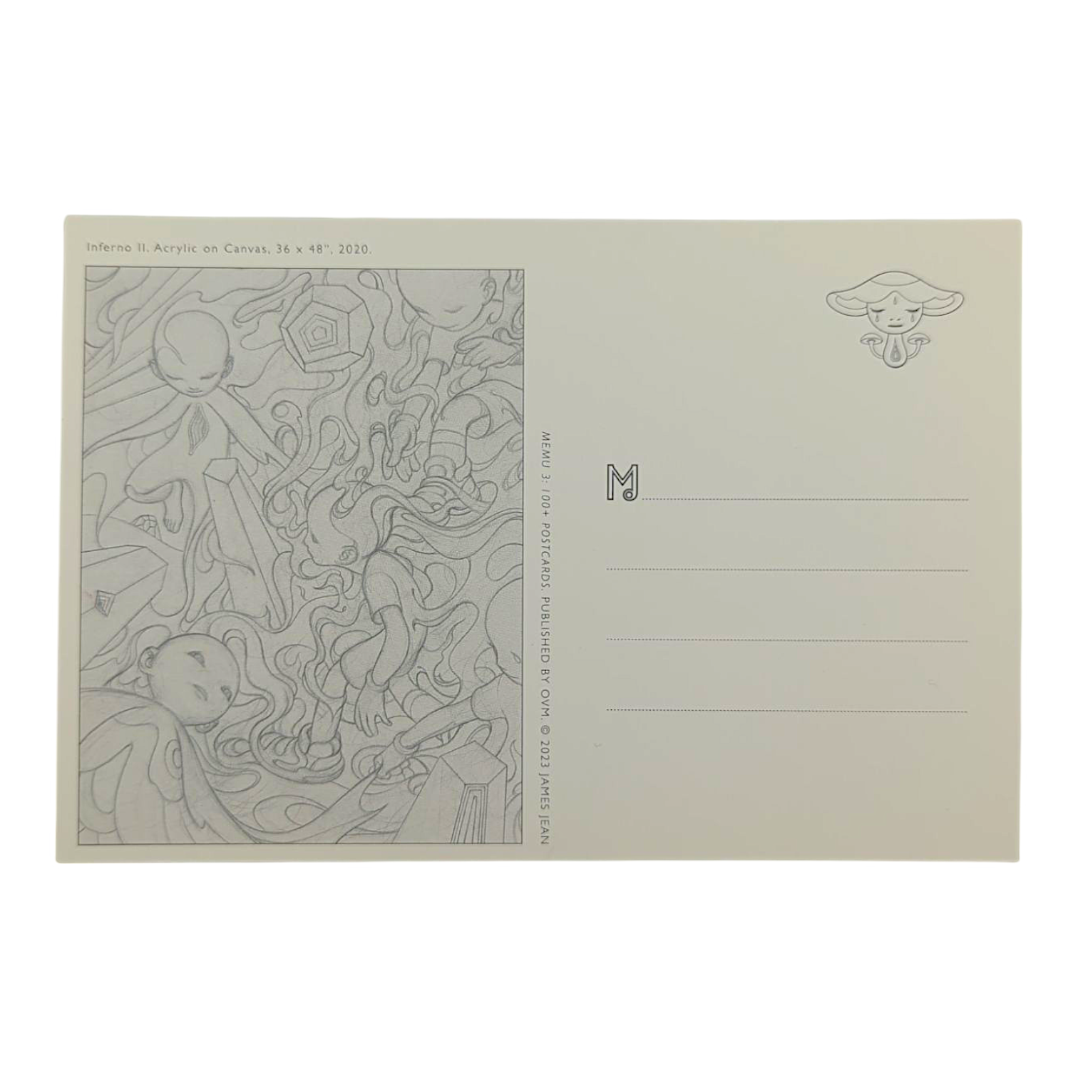 James Jean "Inferno II” Postcard - Arte House