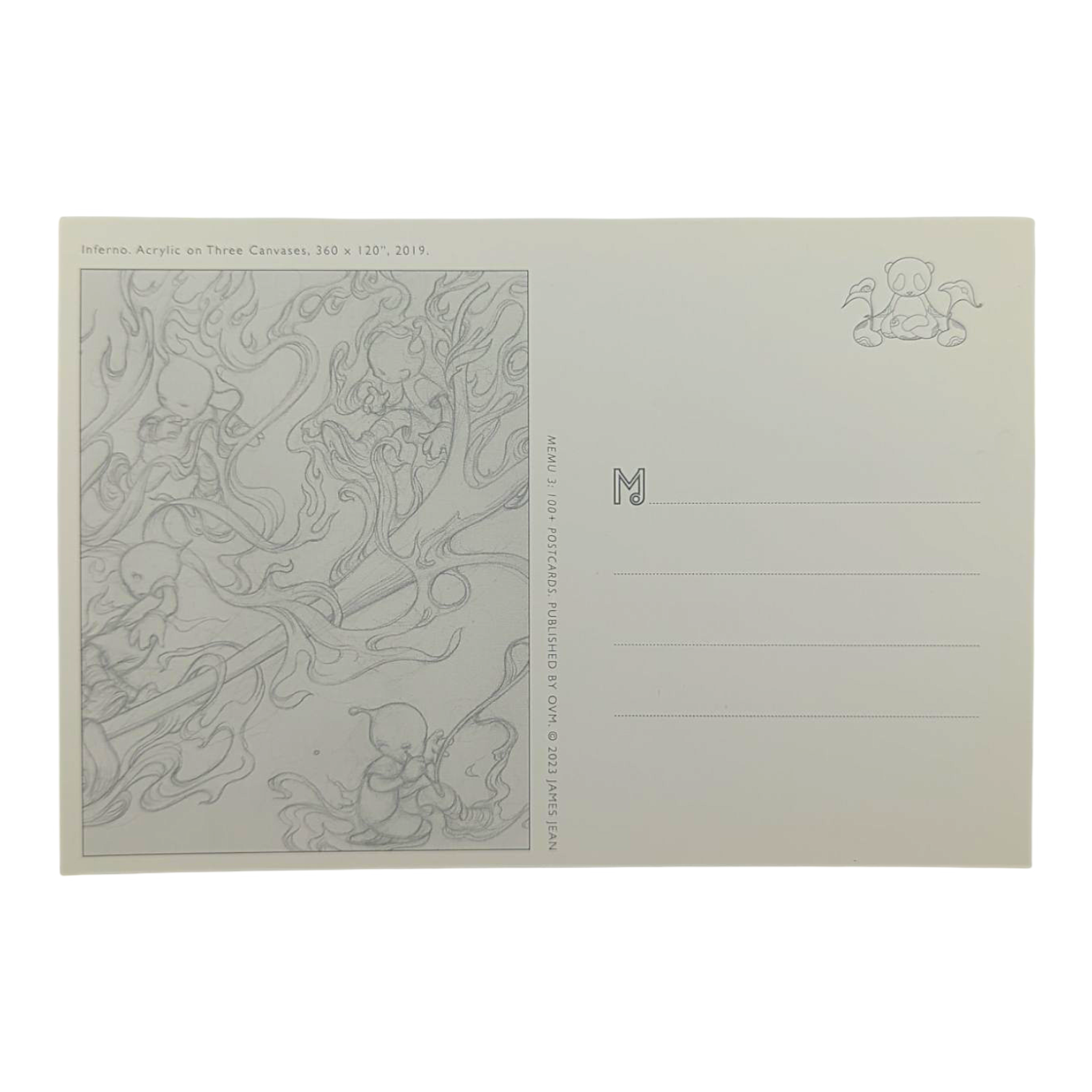 James Jean "Inferno" Postcard - Arte House