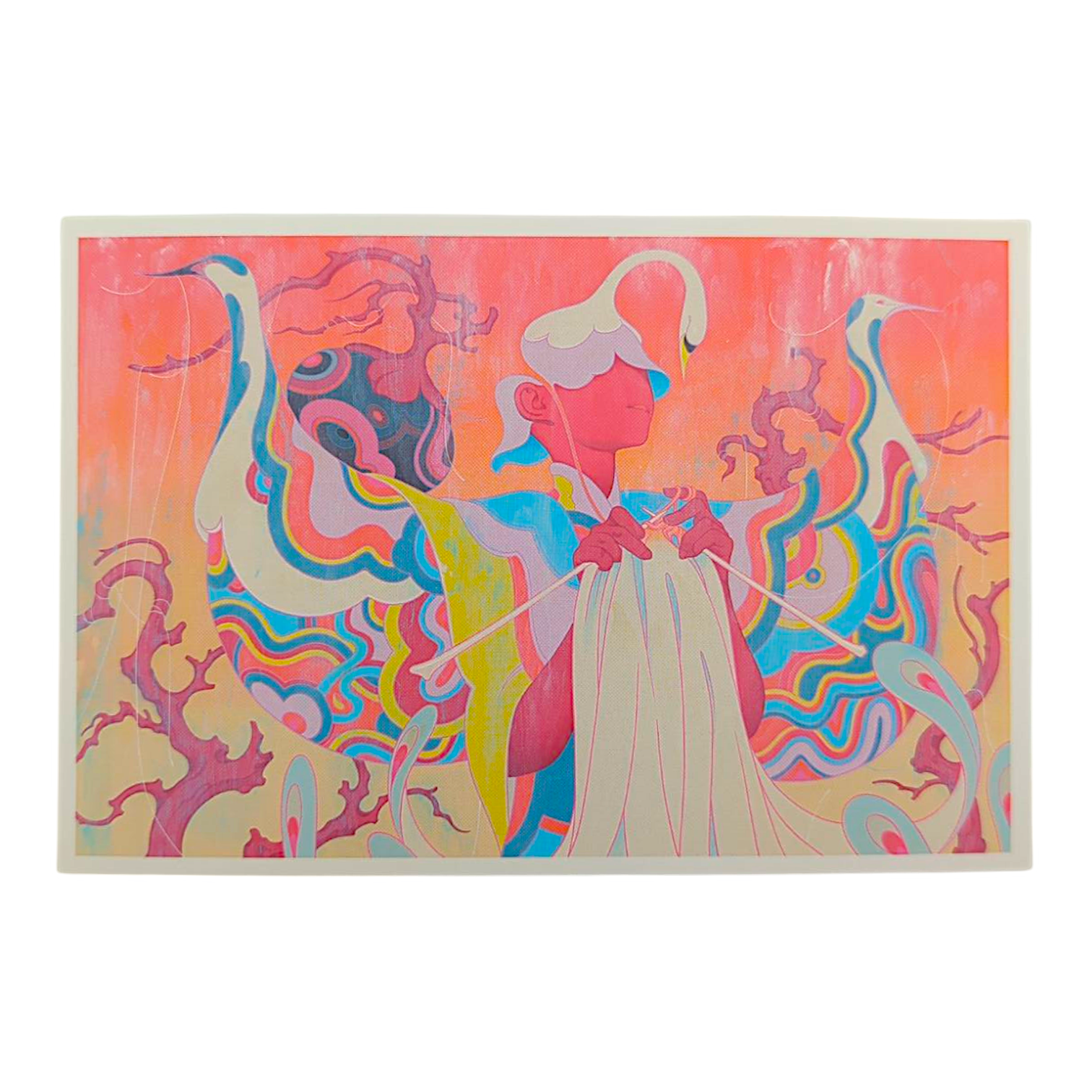 James Jean "Knitting" Postcard - Arte House