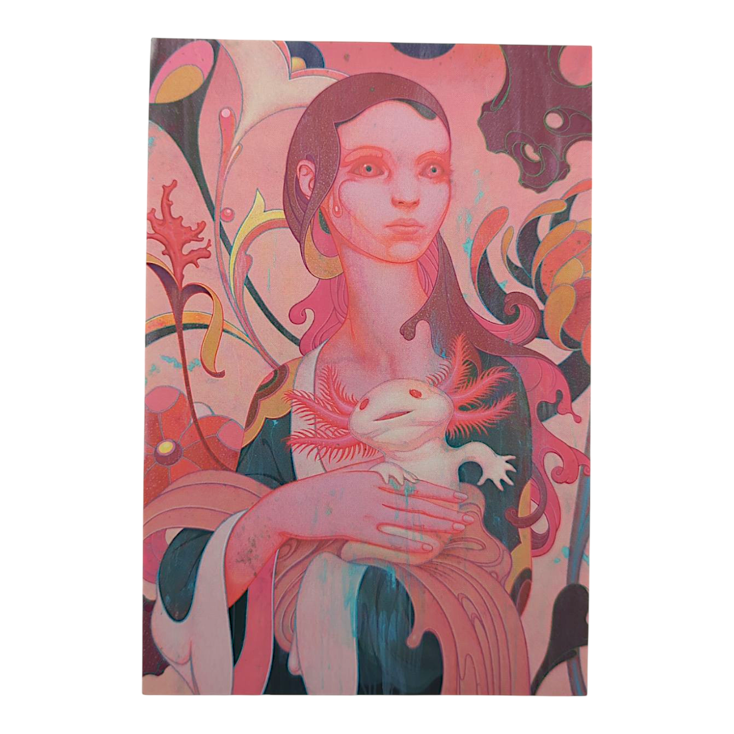 James Jean "Lady with an Axolotl" Postcard - Arte House