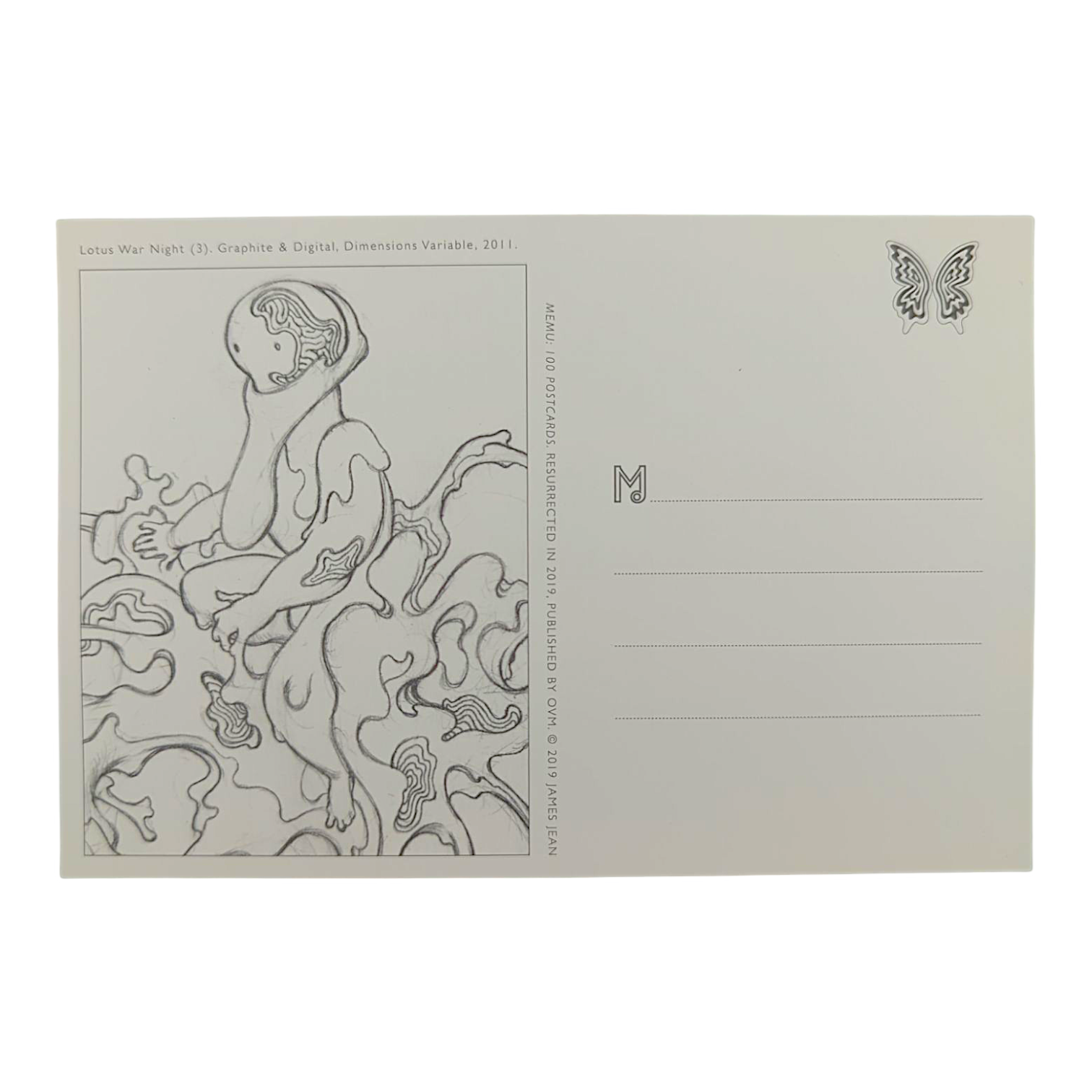 James Jean "Lotus War Night III" Postcard