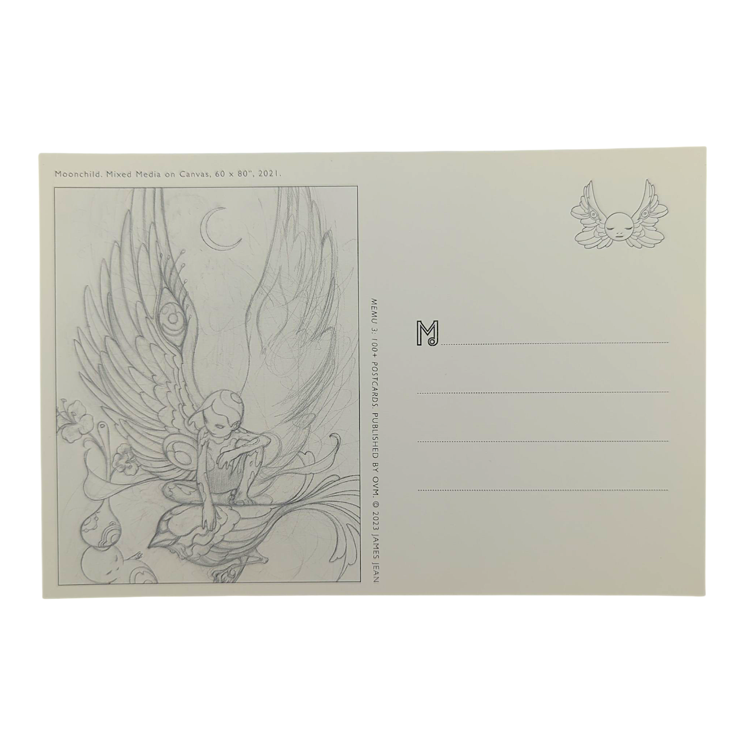 James Jean "Moonchild" Postcard - Arte House