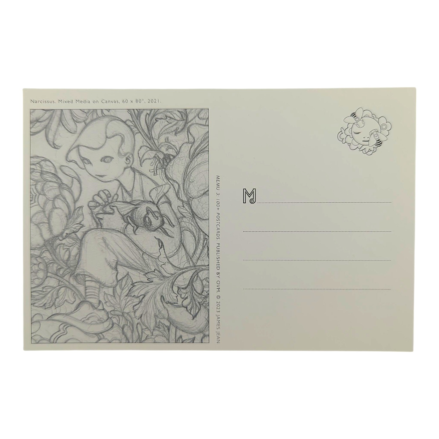 James Jean "Narcissus" Postcard