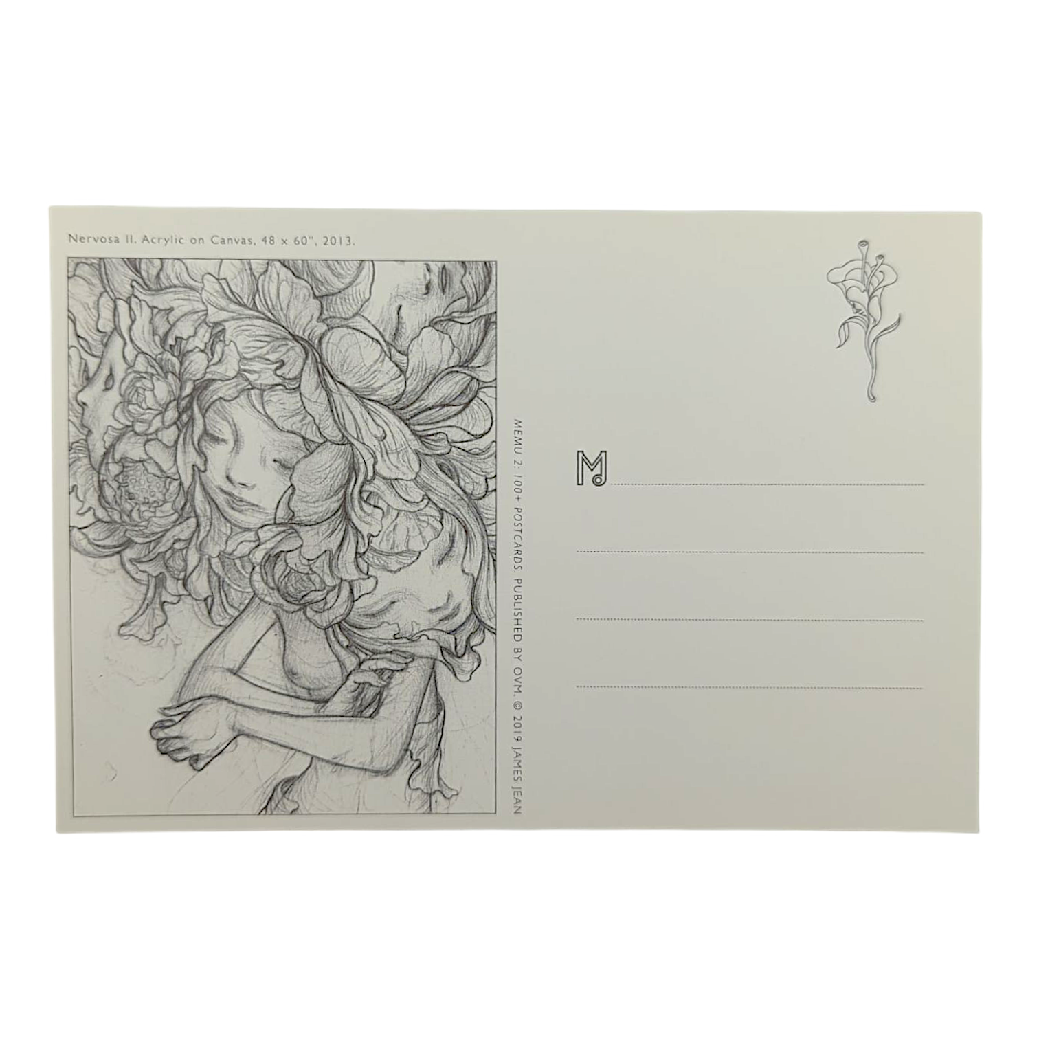 James Jean "Nervosa II" Postcard