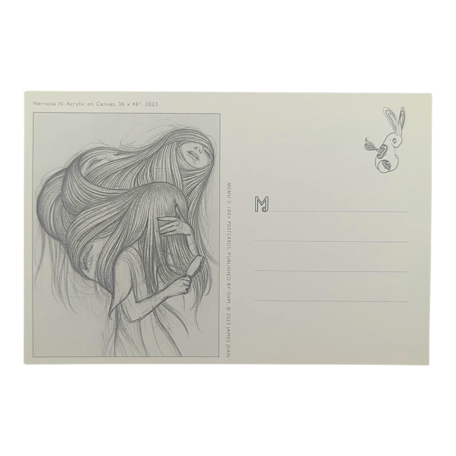 James Jean "Nervosa IV" Postcard - Arte House