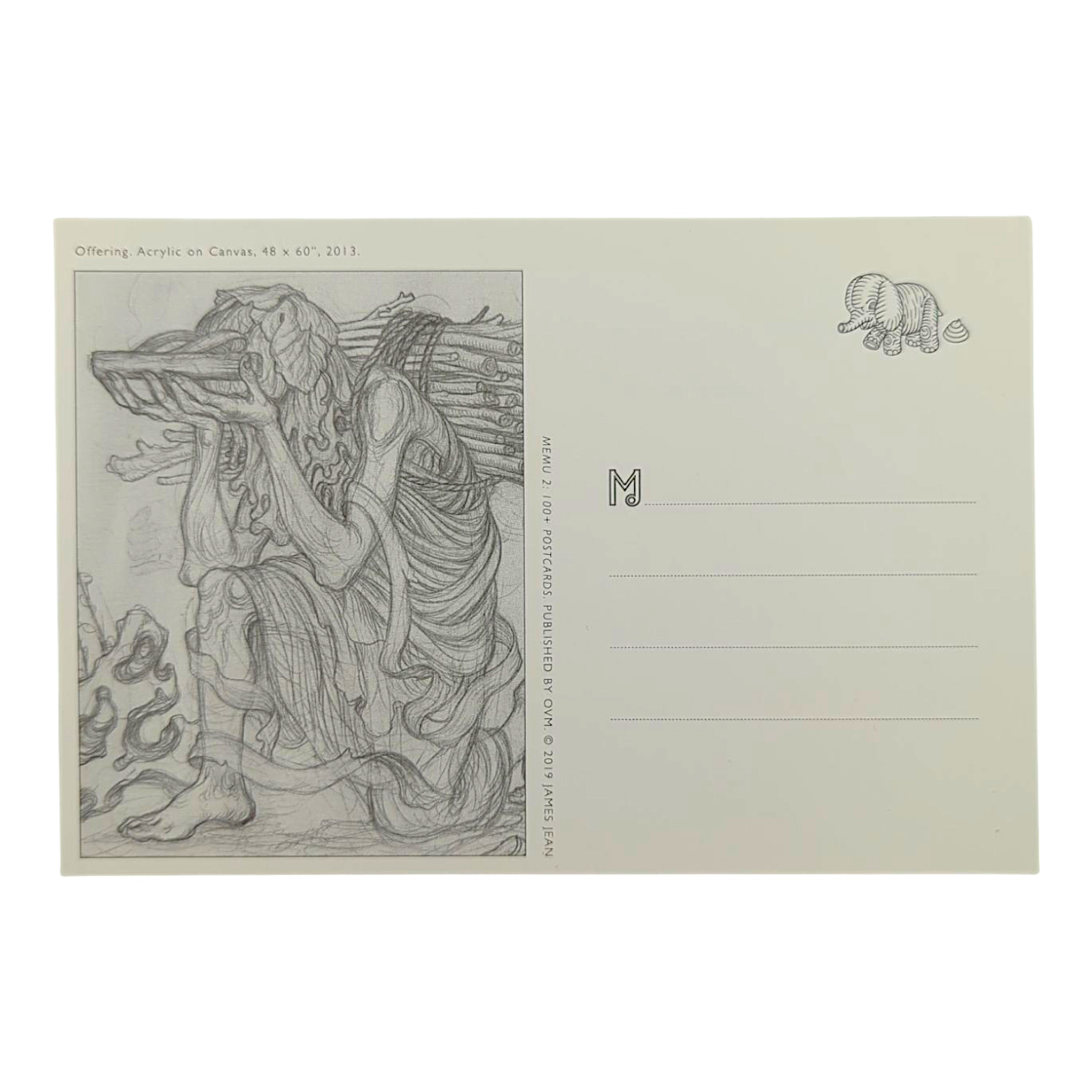 James Jean "Offering" Postcard