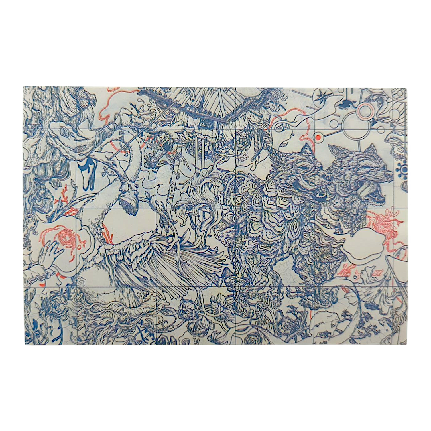 James Jean "Pagoda (2)" Postcard