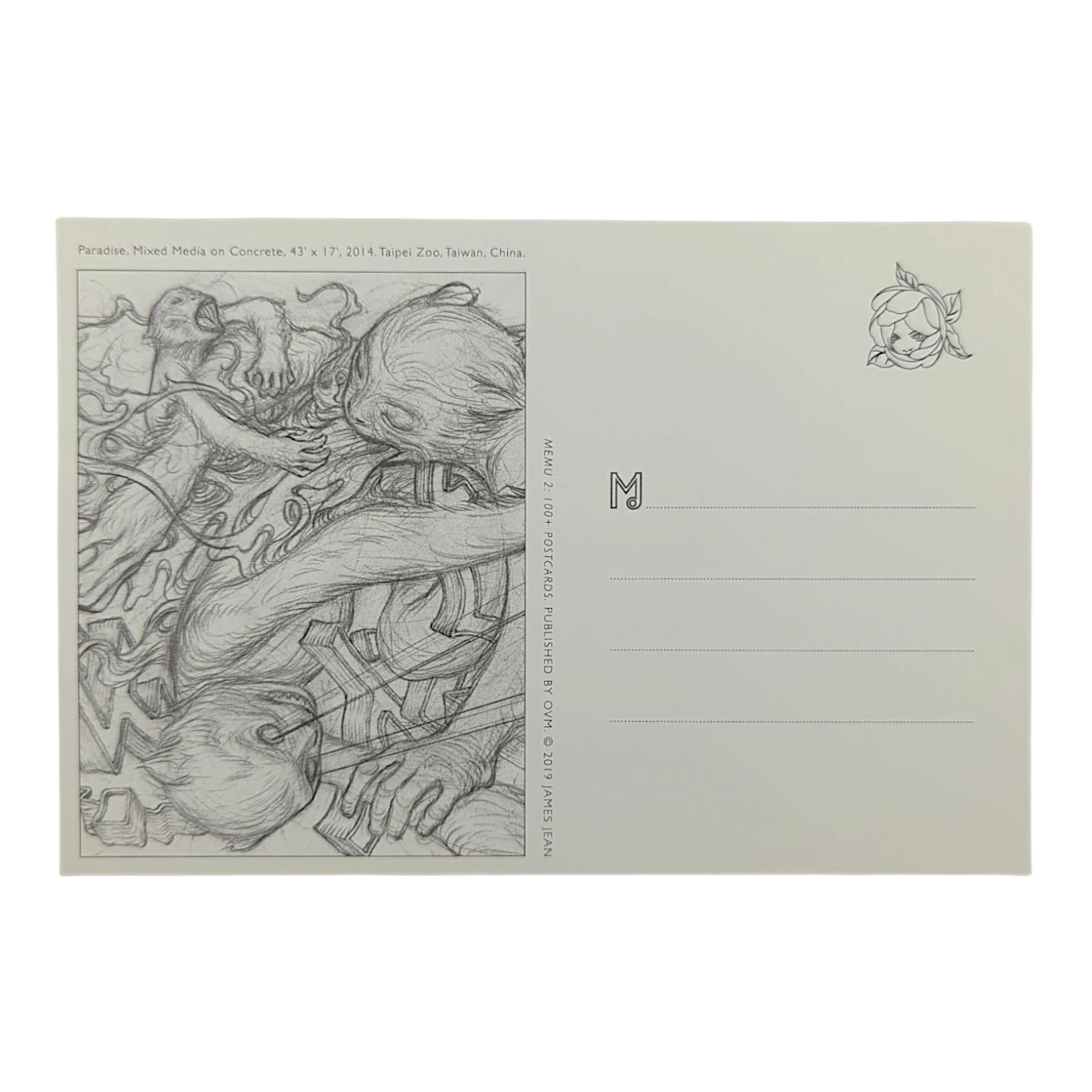 James Jean "Paradise" Postcard - Arte House