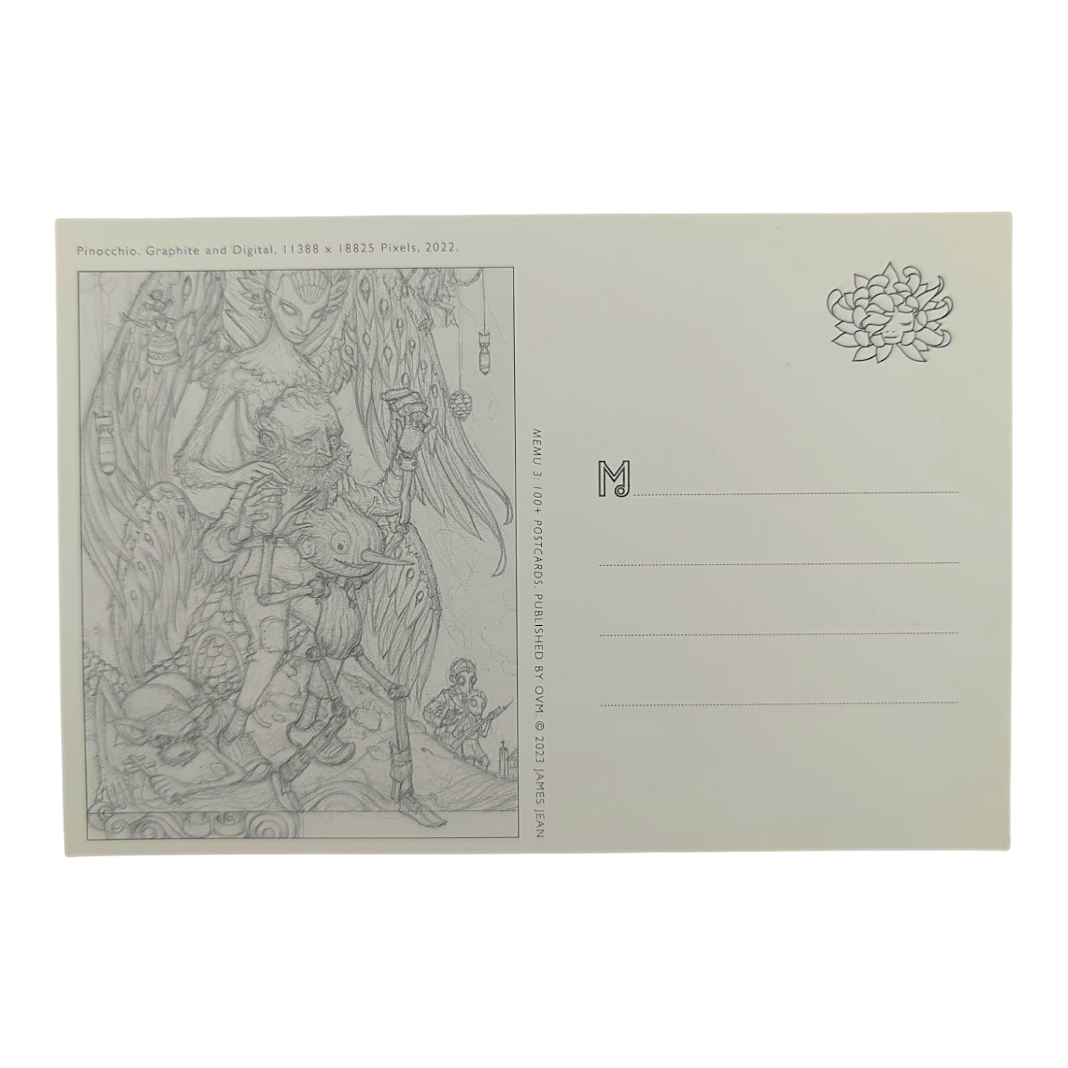 James Jean "Pinocchio” Postcard - Arte House