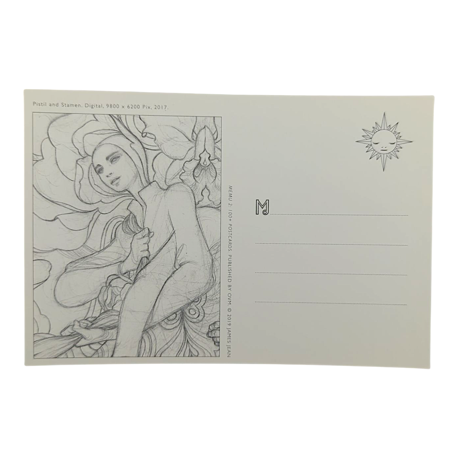 James Jean "Pistil and Stamen" Postcard - Arte House