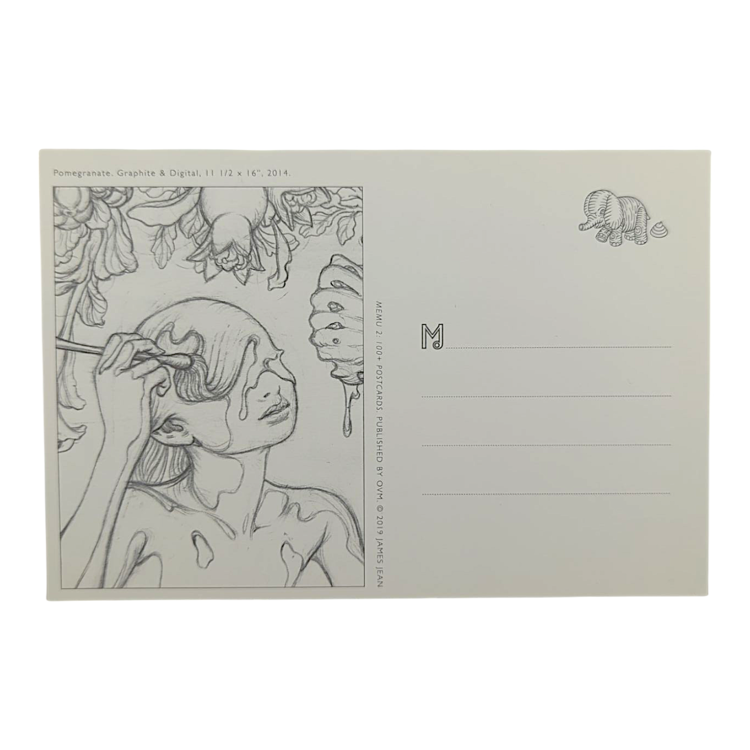 James Jean "Pomegranate" Postcard - Arte House