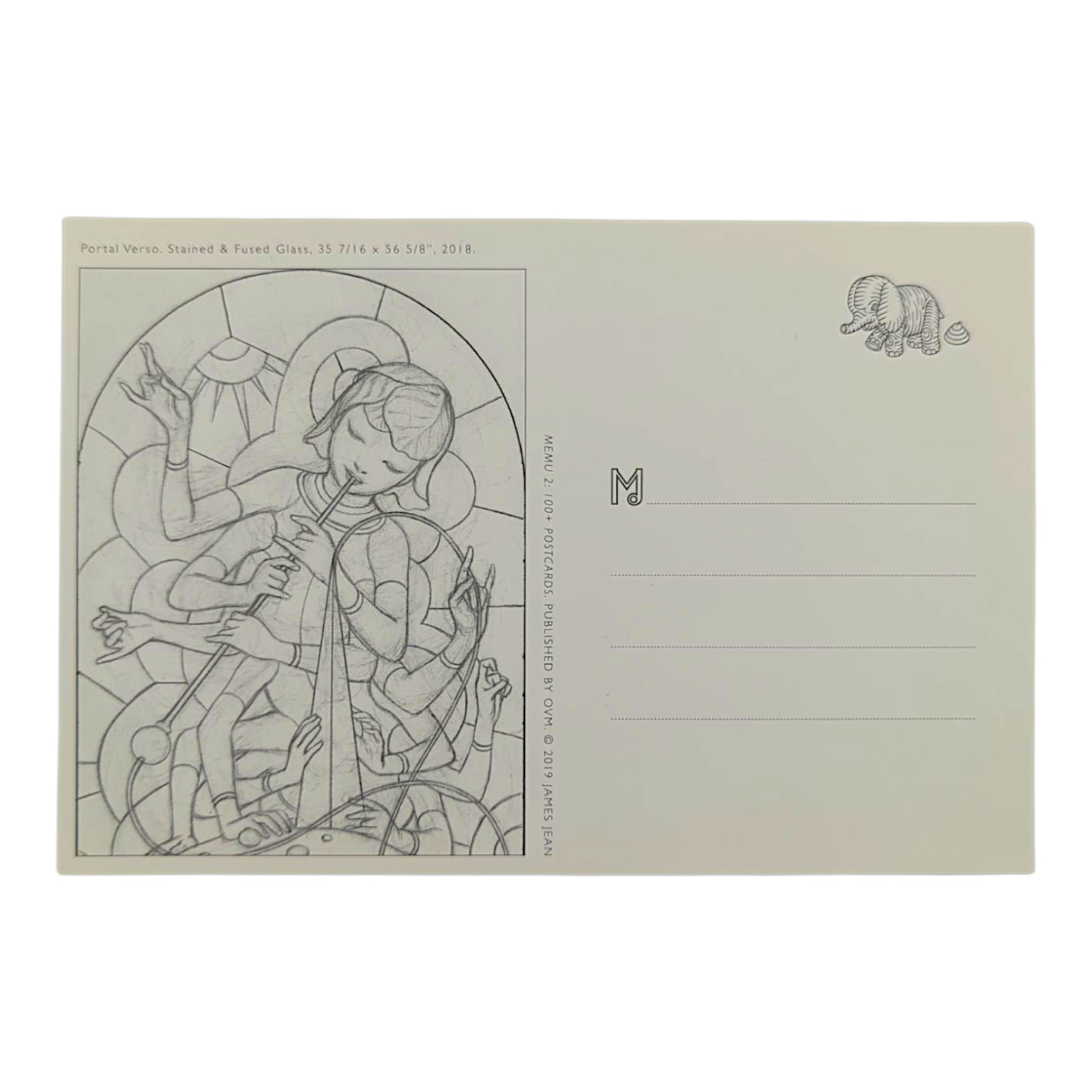 James Jean "Portal Verso" Postcard