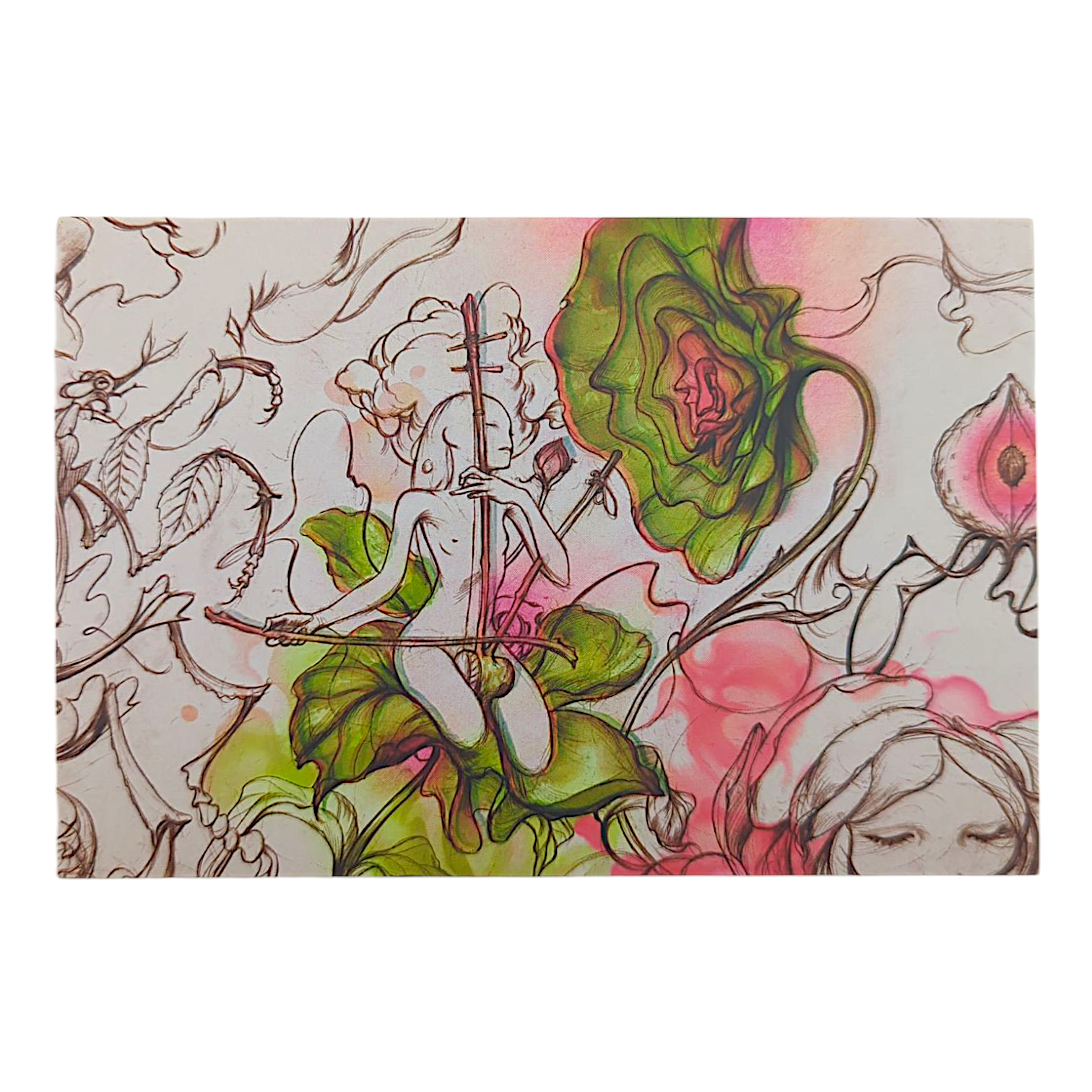James Jean "Prada Milan Wallpaper (1)" Postcard