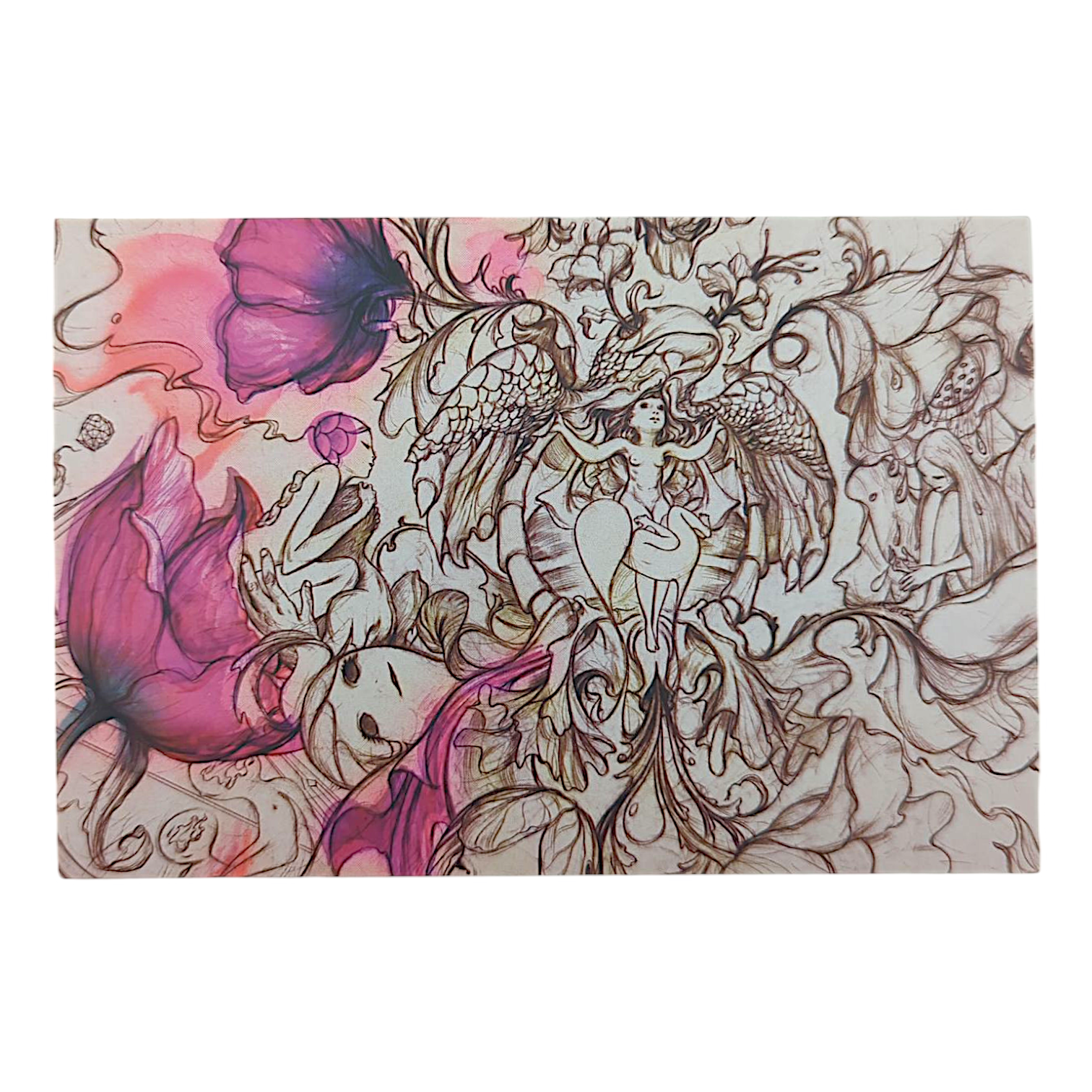 James Jean "Prada Milan Wallpaper (3)" Postcard