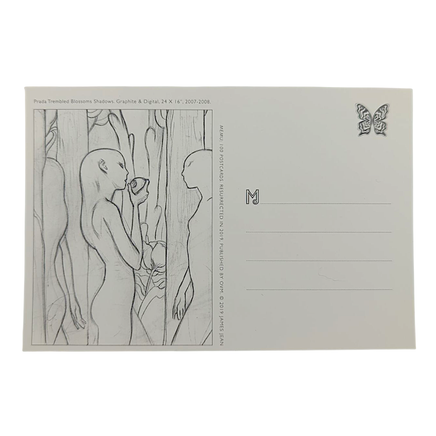 James Jean "Prada Trembled Blossoms Shadows" Postcard - Arte House