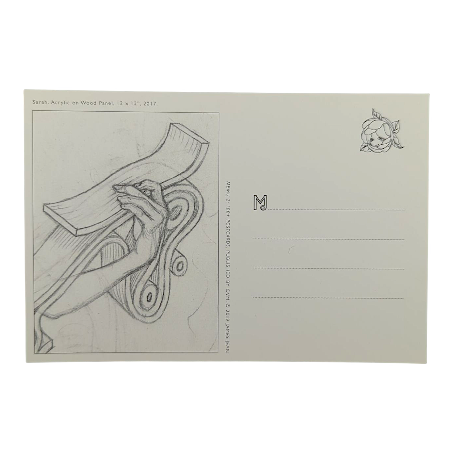 James Jean "Sarah" Postcard - Arte House