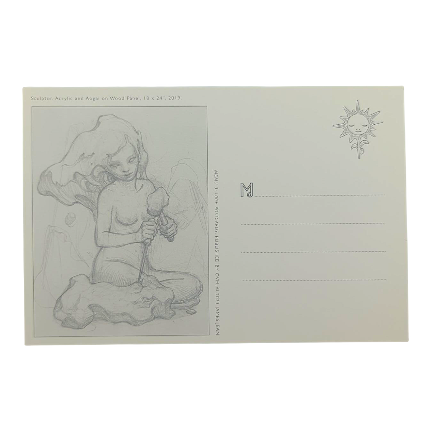 James Jean "Sculptor" Postcard - Arte House