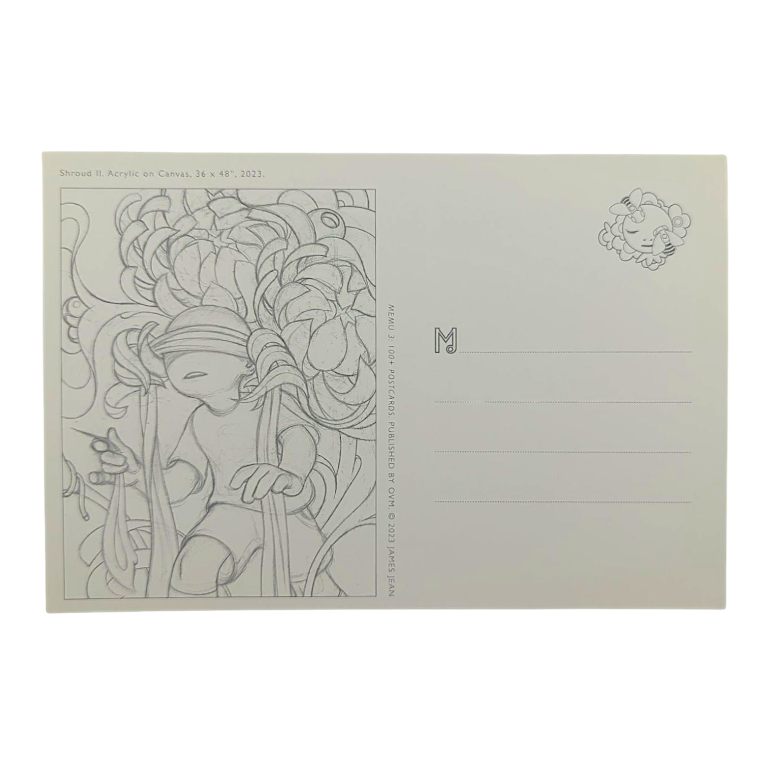 James Jean "Shroud II" Postcard - Arte House