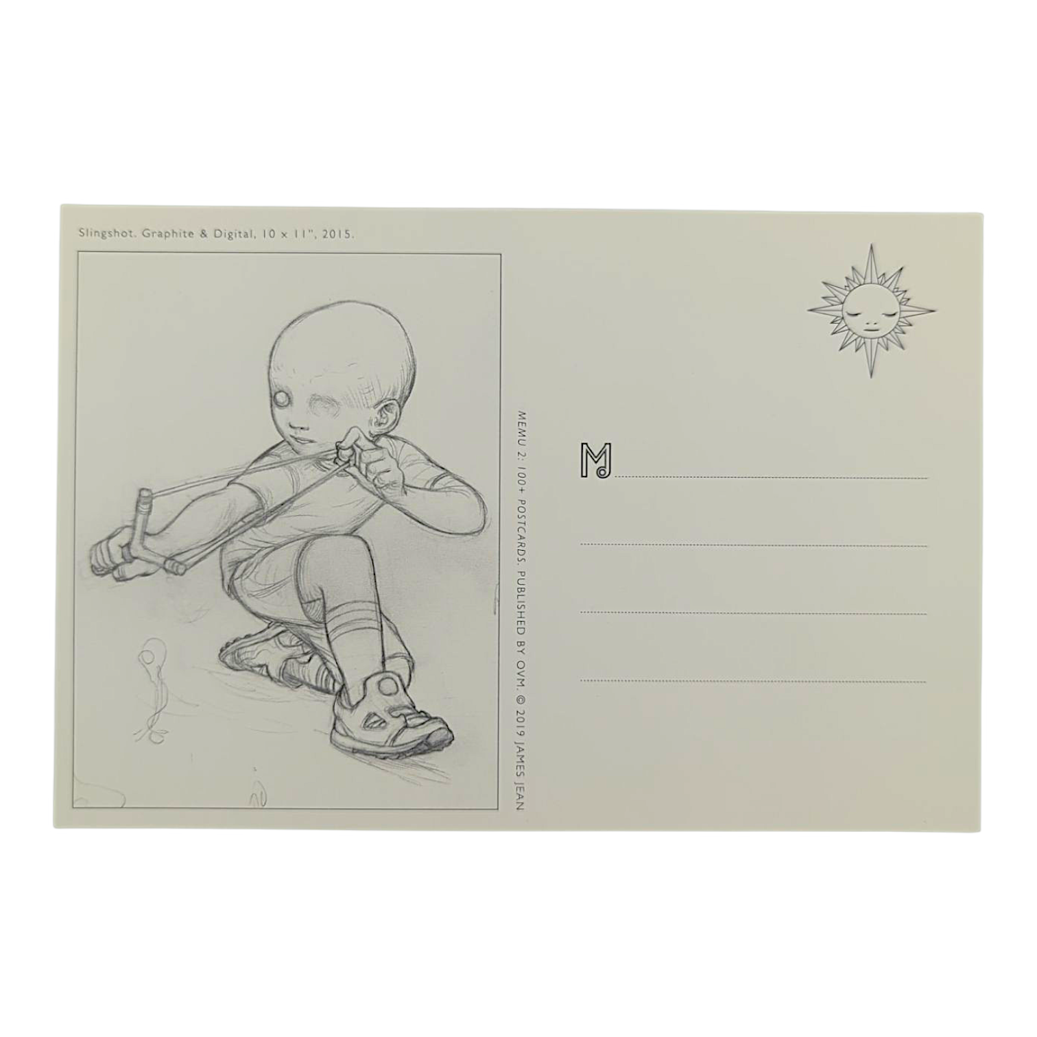 James Jean "Slingshot" Postcard