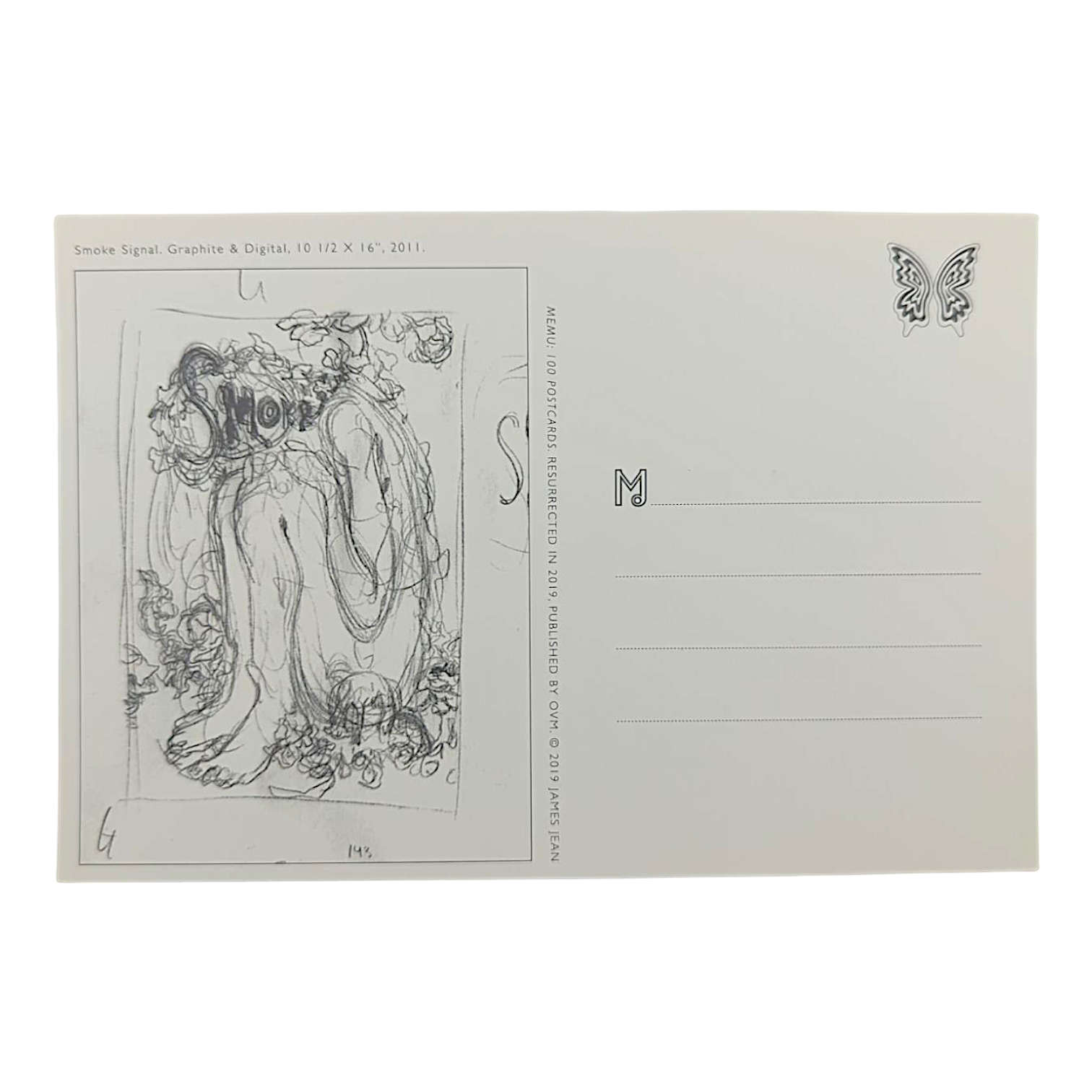 James Jean "Smoke Signal" Postcard