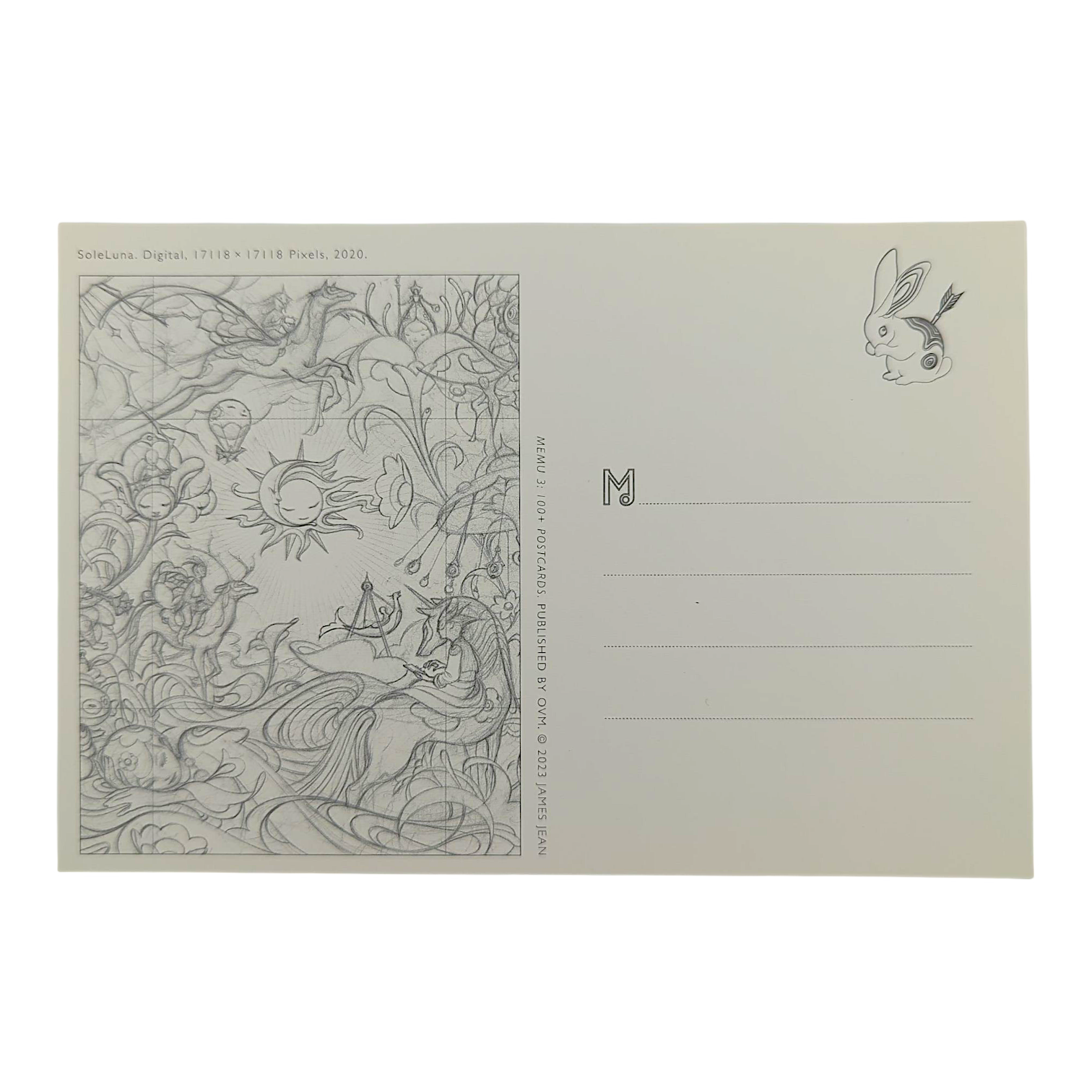 James Jean "SoleLuna" Postcard - Arte House